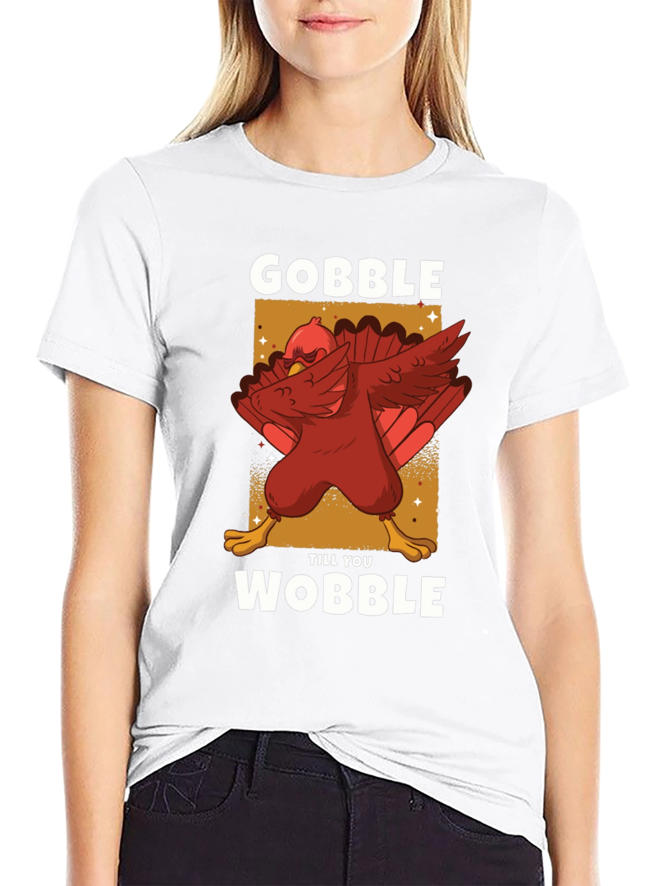 Gobble Till You Wobble Thanksgiving T-Shirt