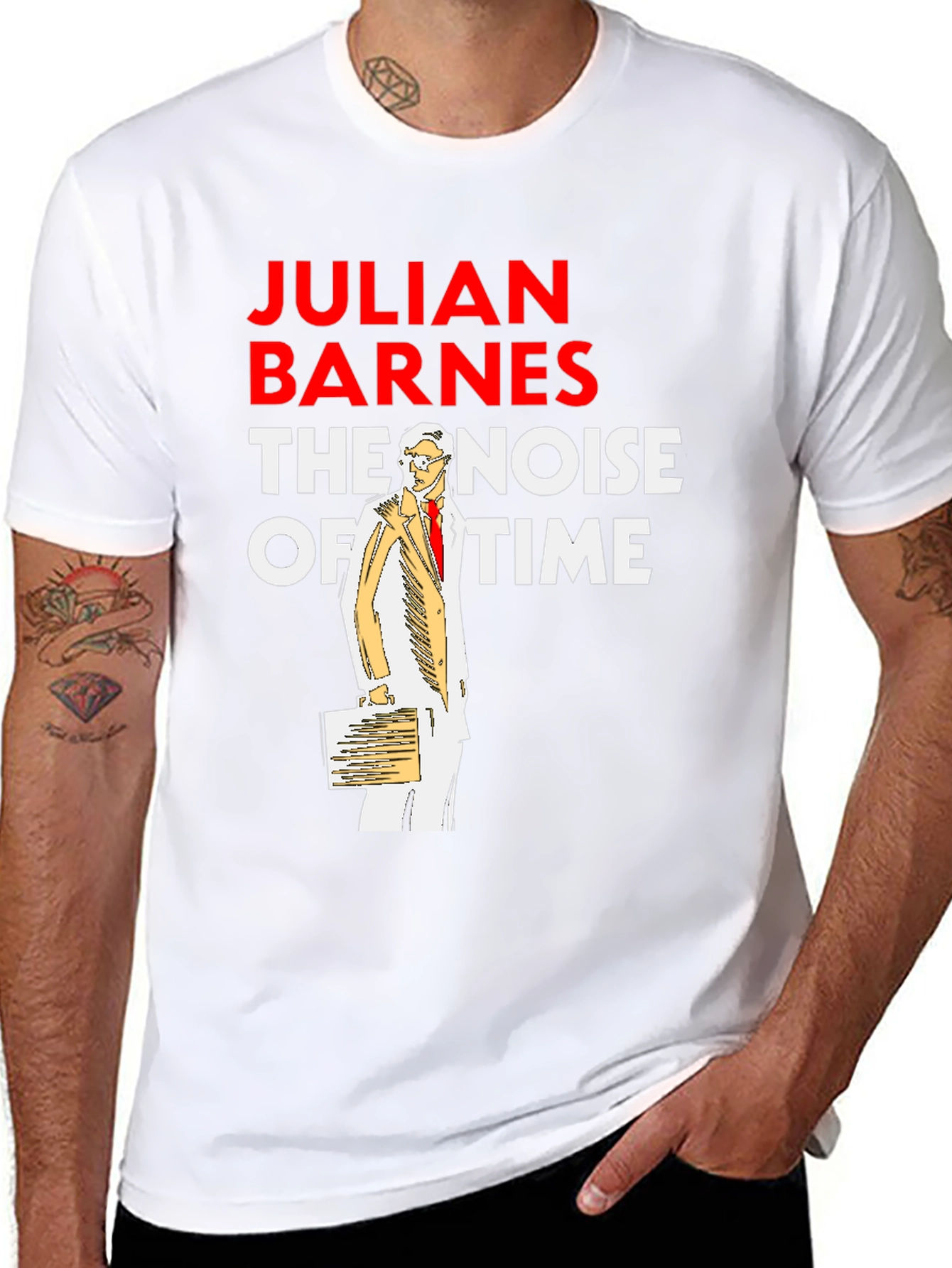 Julian Barnes The Noise of Time Graphic T-Shirt