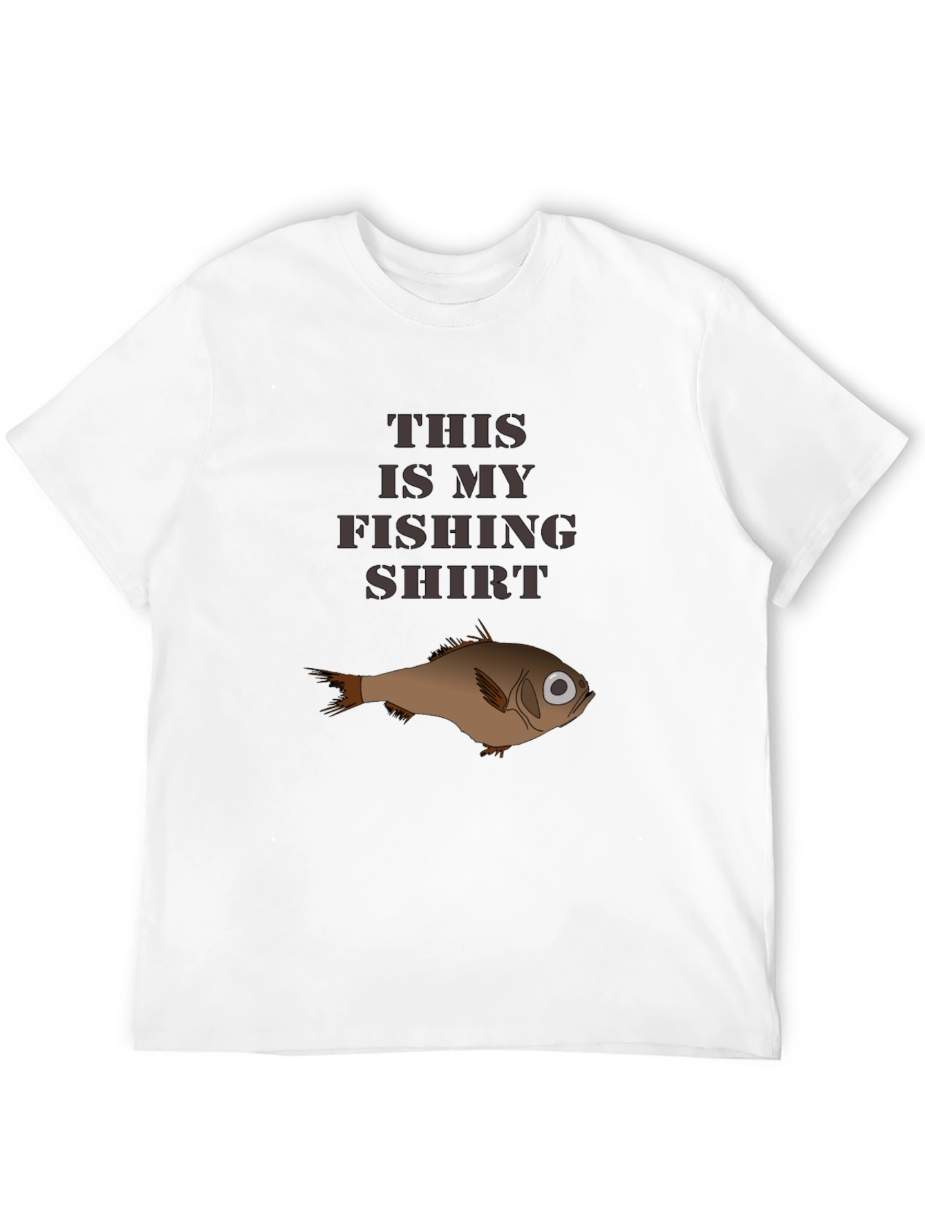 This Is My Fishing Shirt - Novelty Graphic Tee