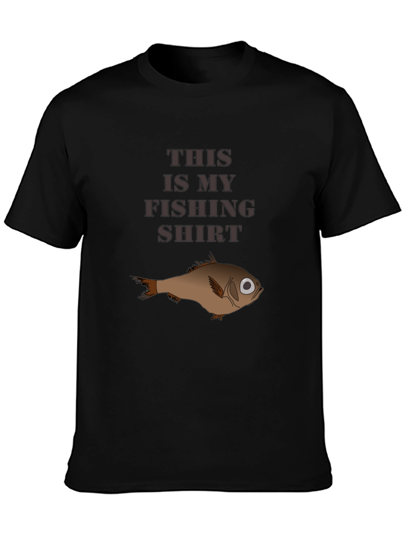 This Is My Fishing Shirt - Novelty Graphic Tee