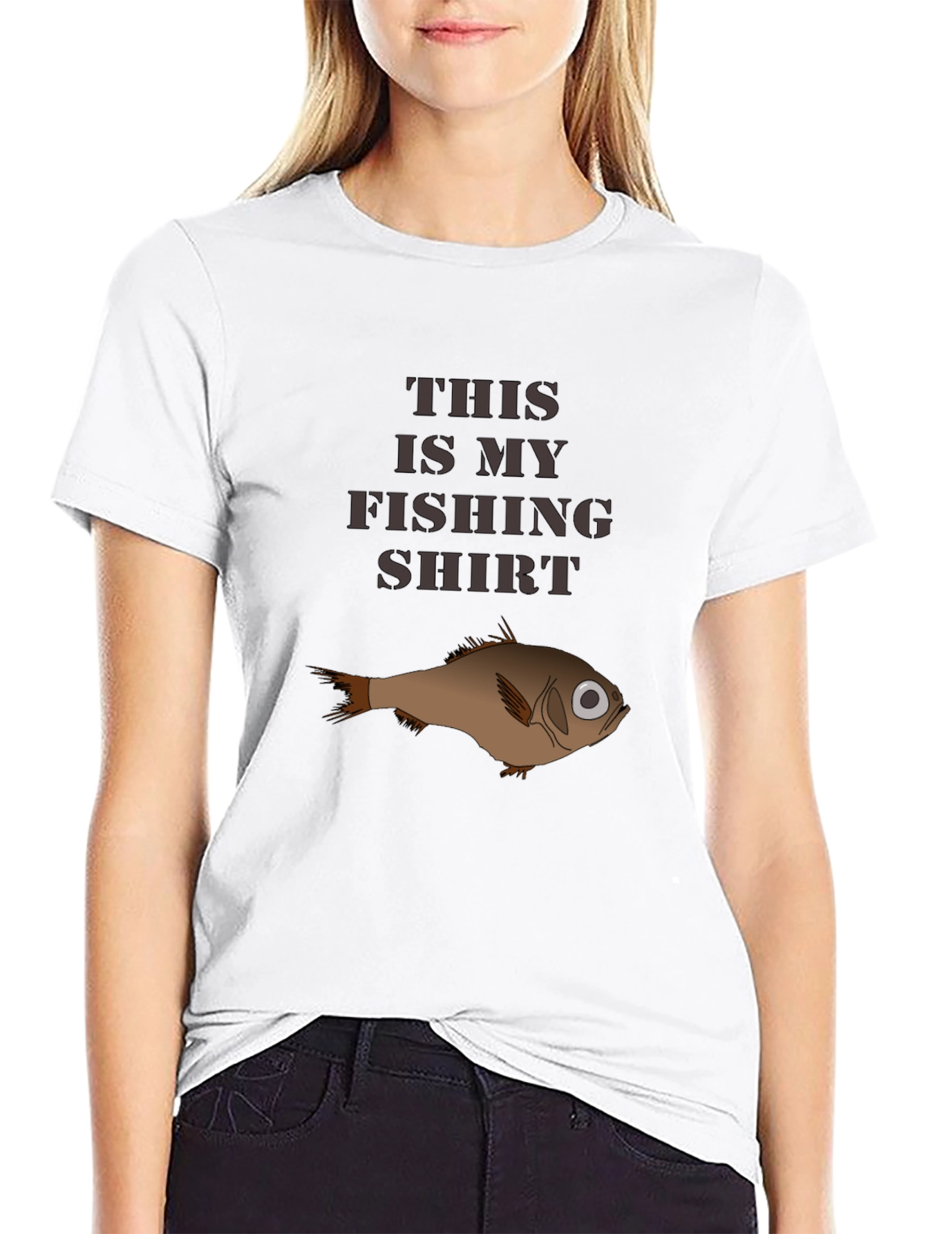 This Is My Fishing Shirt - Novelty Graphic Tee