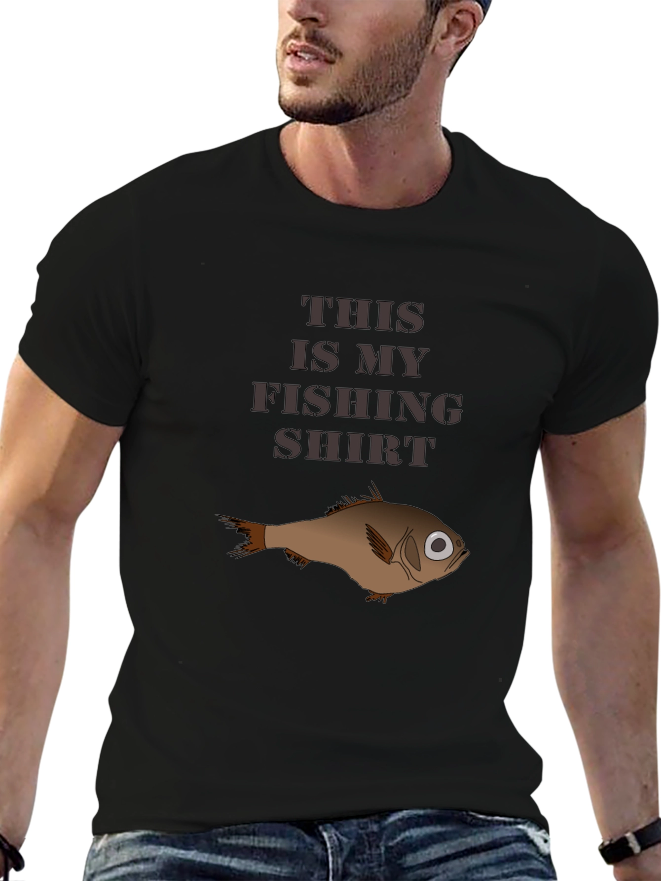 This Is My Fishing Shirt - Novelty Graphic Tee