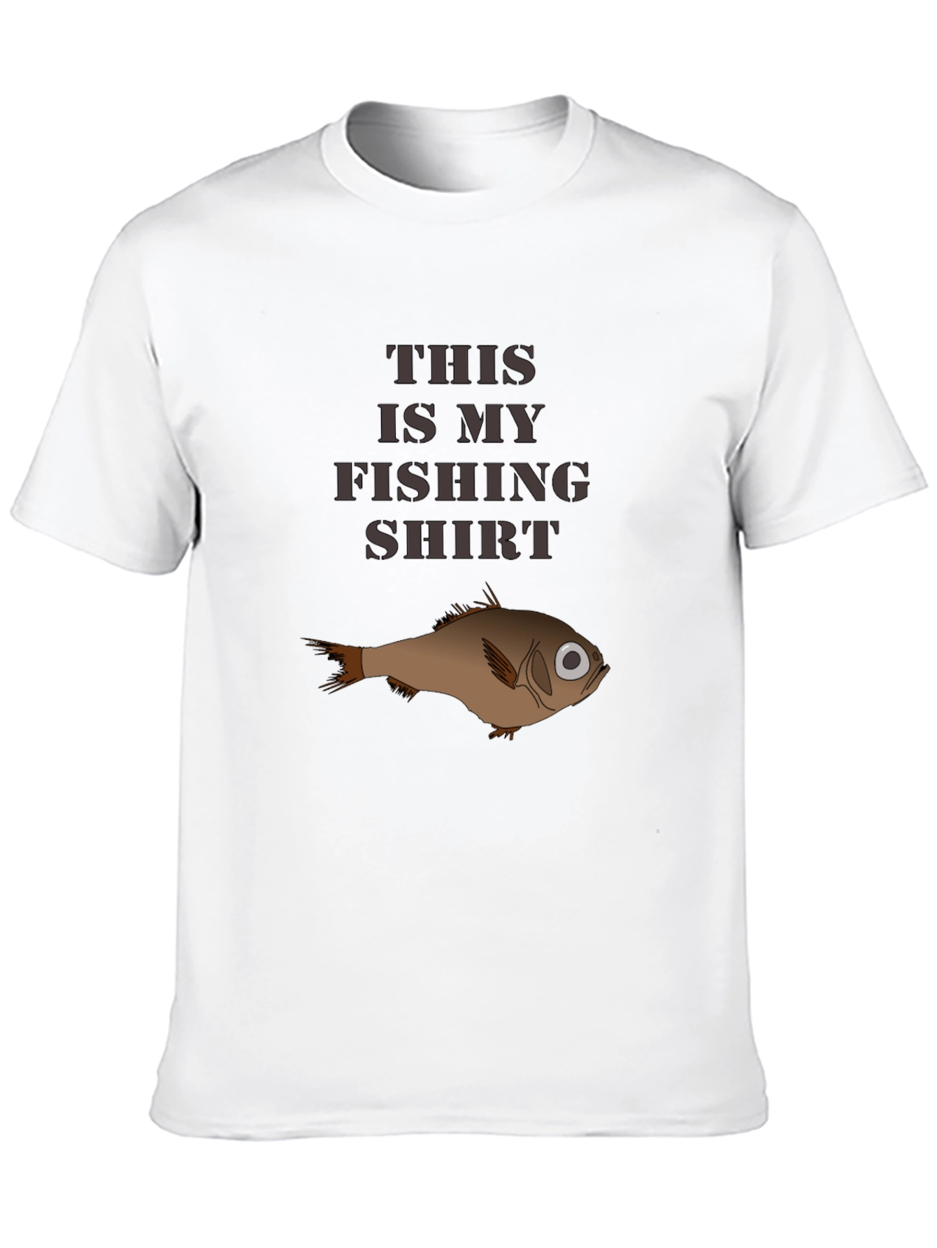 This Is My Fishing Shirt - Novelty Graphic Tee