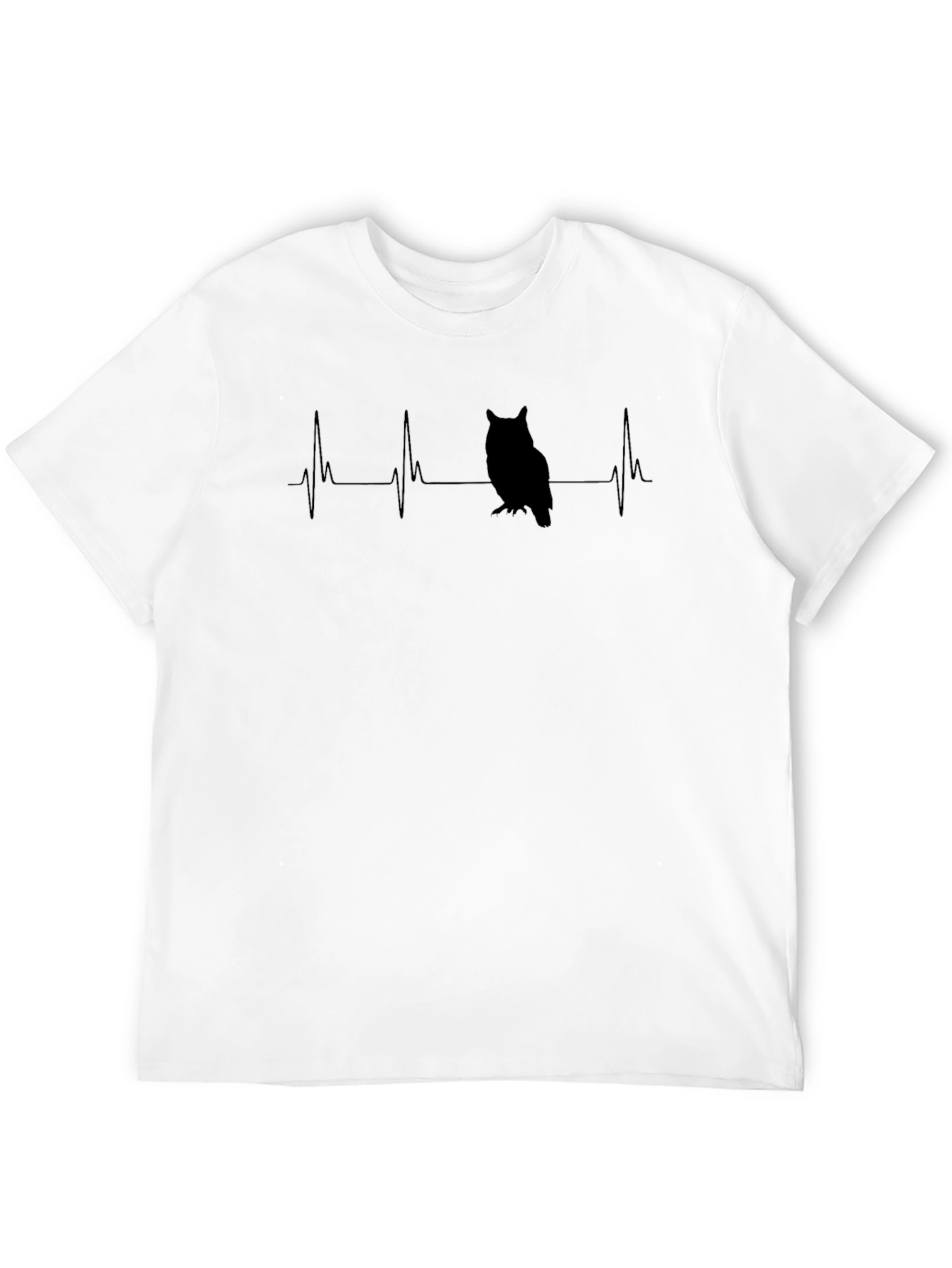 Owl Heartbeat T-Shirt - Nature Lover Tee