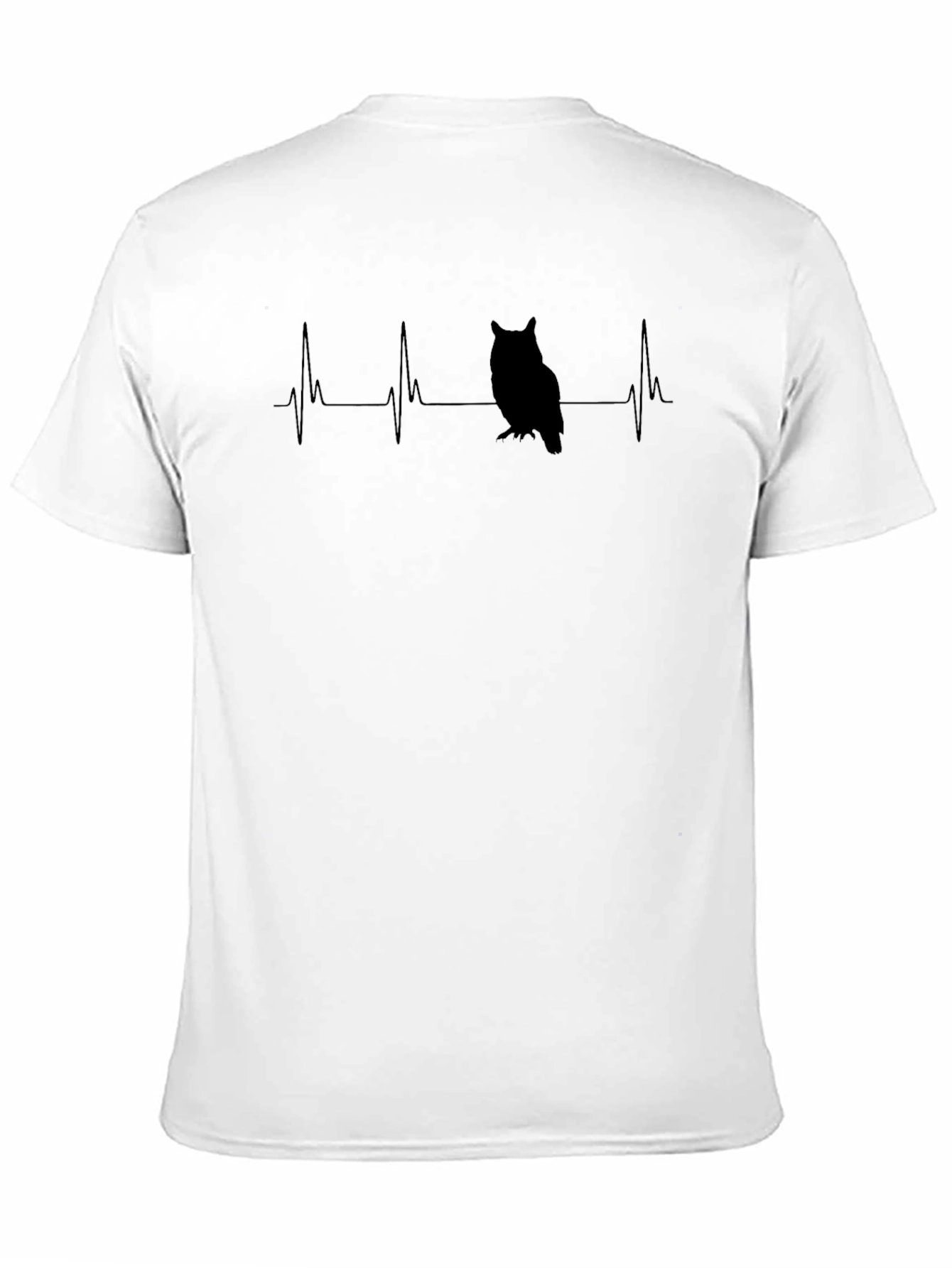 Owl Heartbeat T-Shirt - Nature Lover Tee