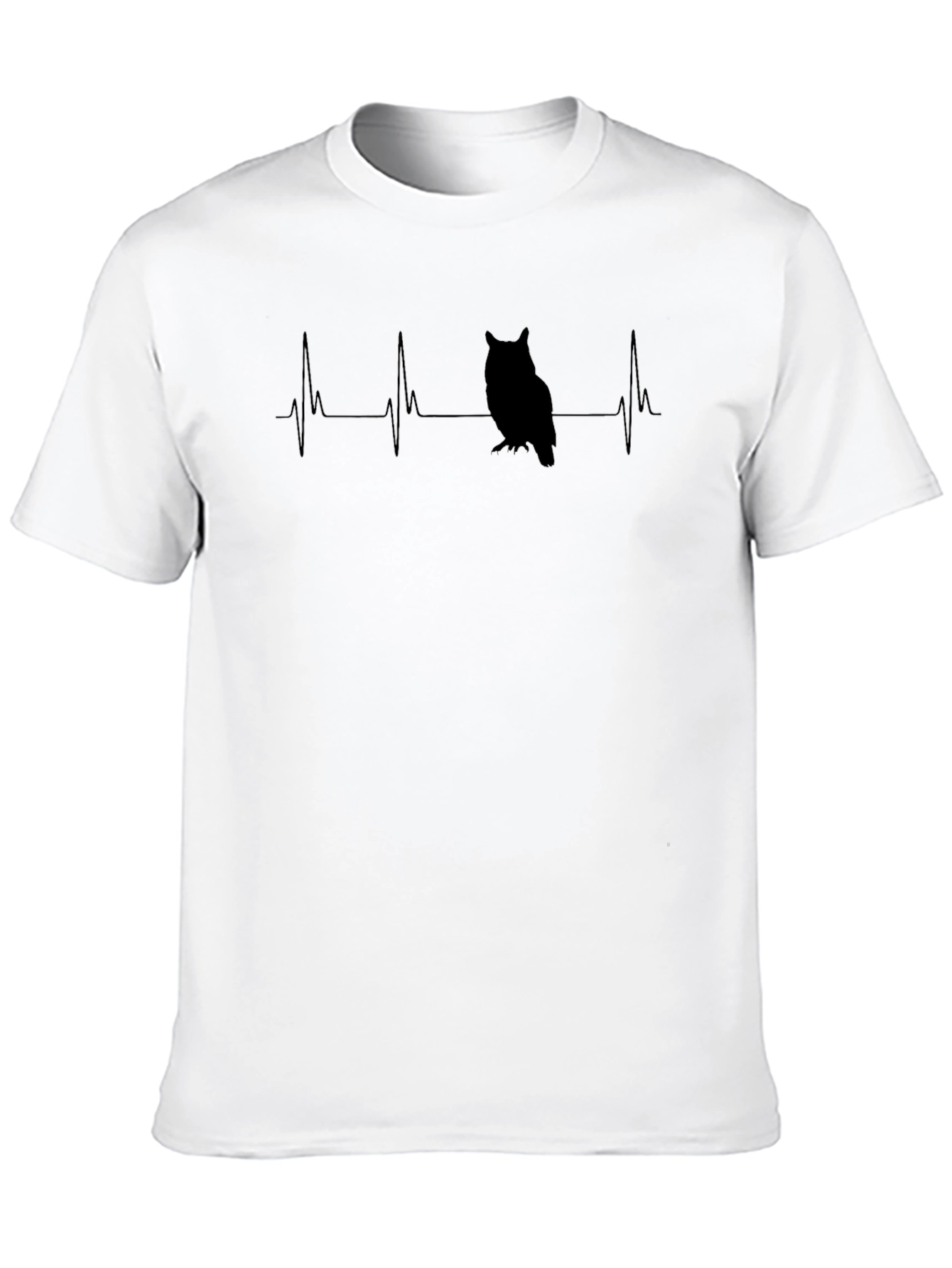 Owl Heartbeat T-Shirt - Nature Lover Tee