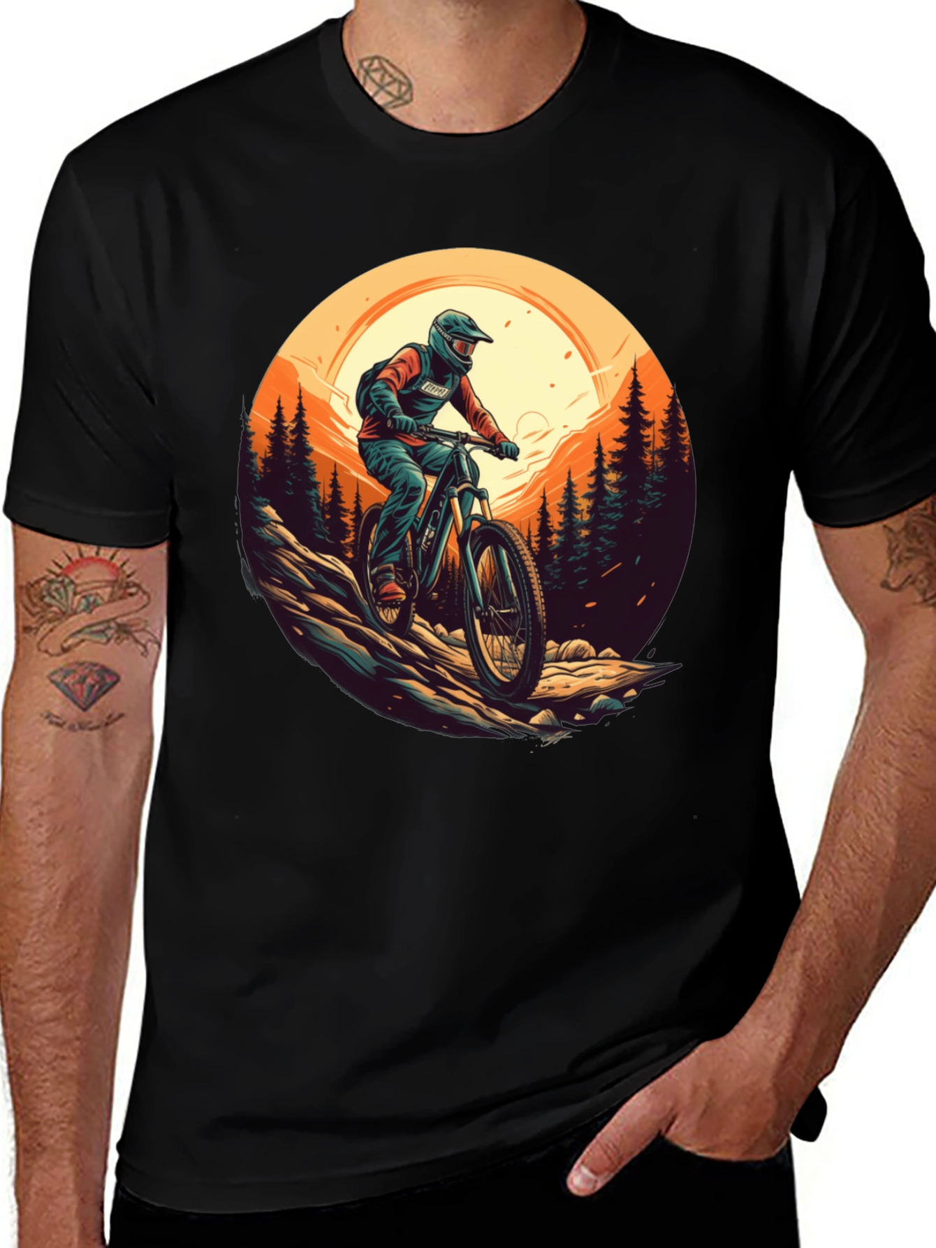 Mountain Biker Graphic Tee