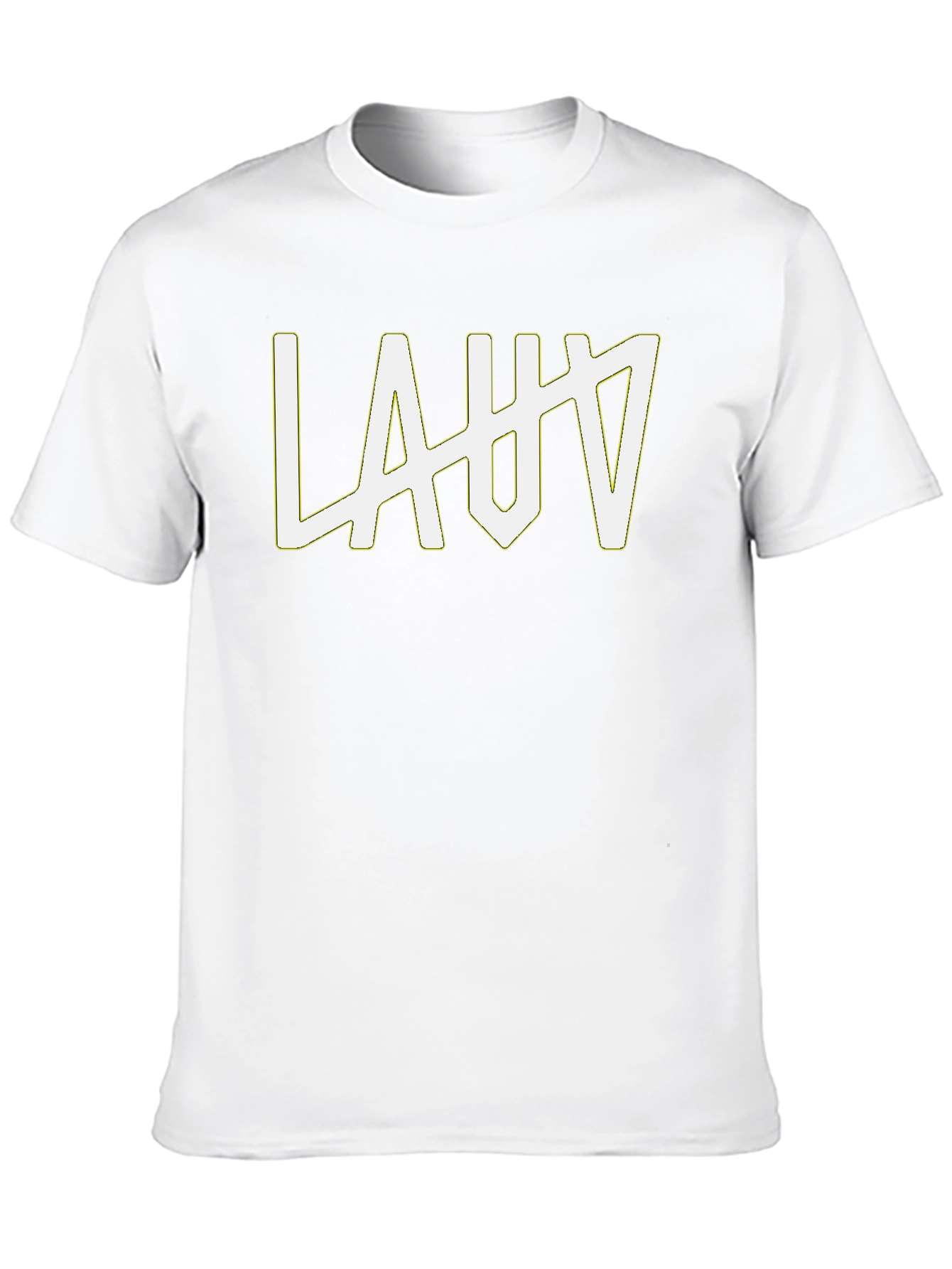 LAUV Logo Black T-Shirt - Casual Fashion Tee