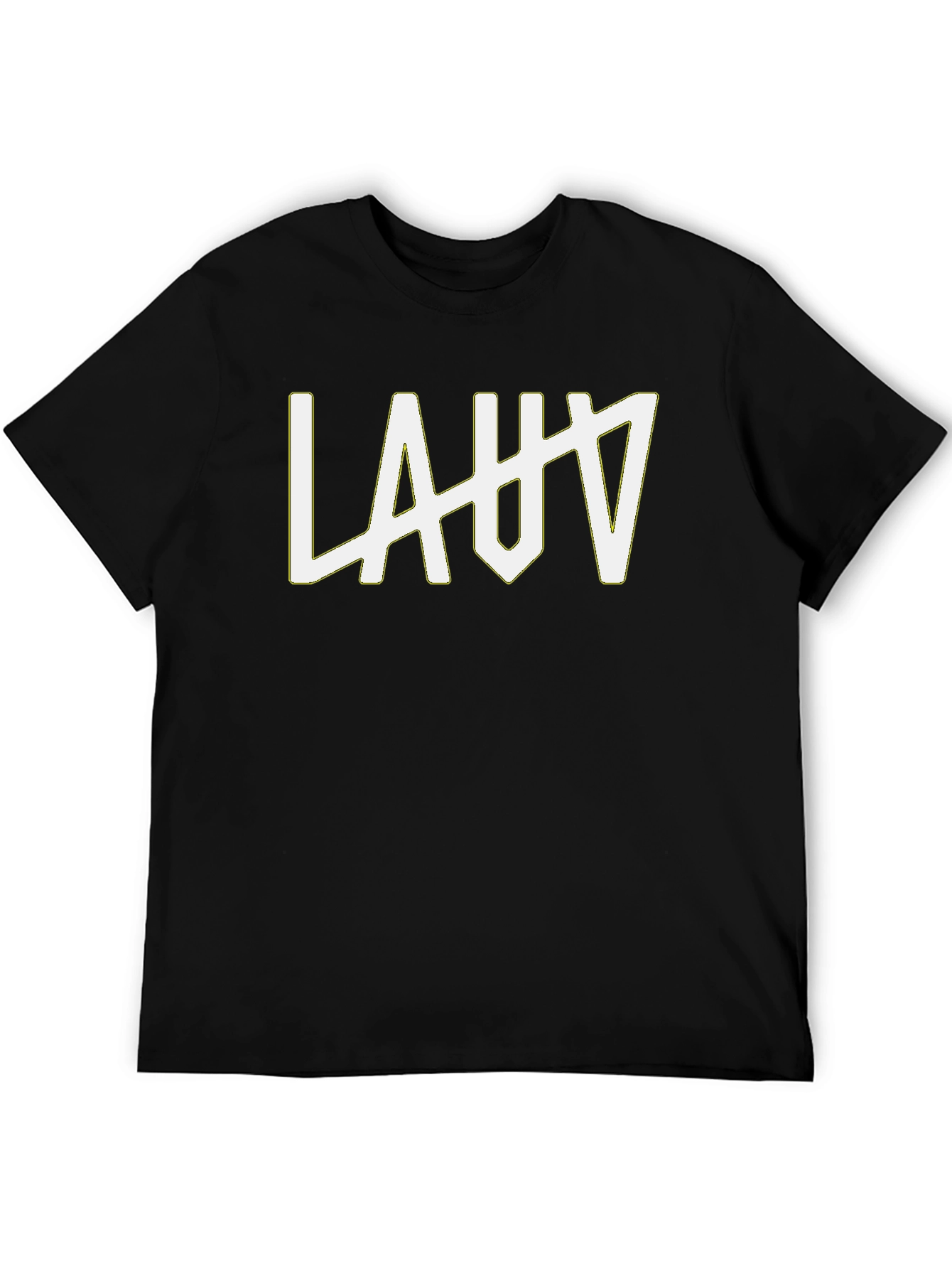 LAUV Logo Black T-Shirt - Casual Fashion Tee