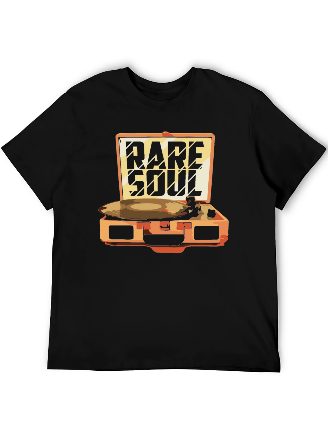 Rare Soul Turntable Graphic Tee - Music Lovers Shirt
