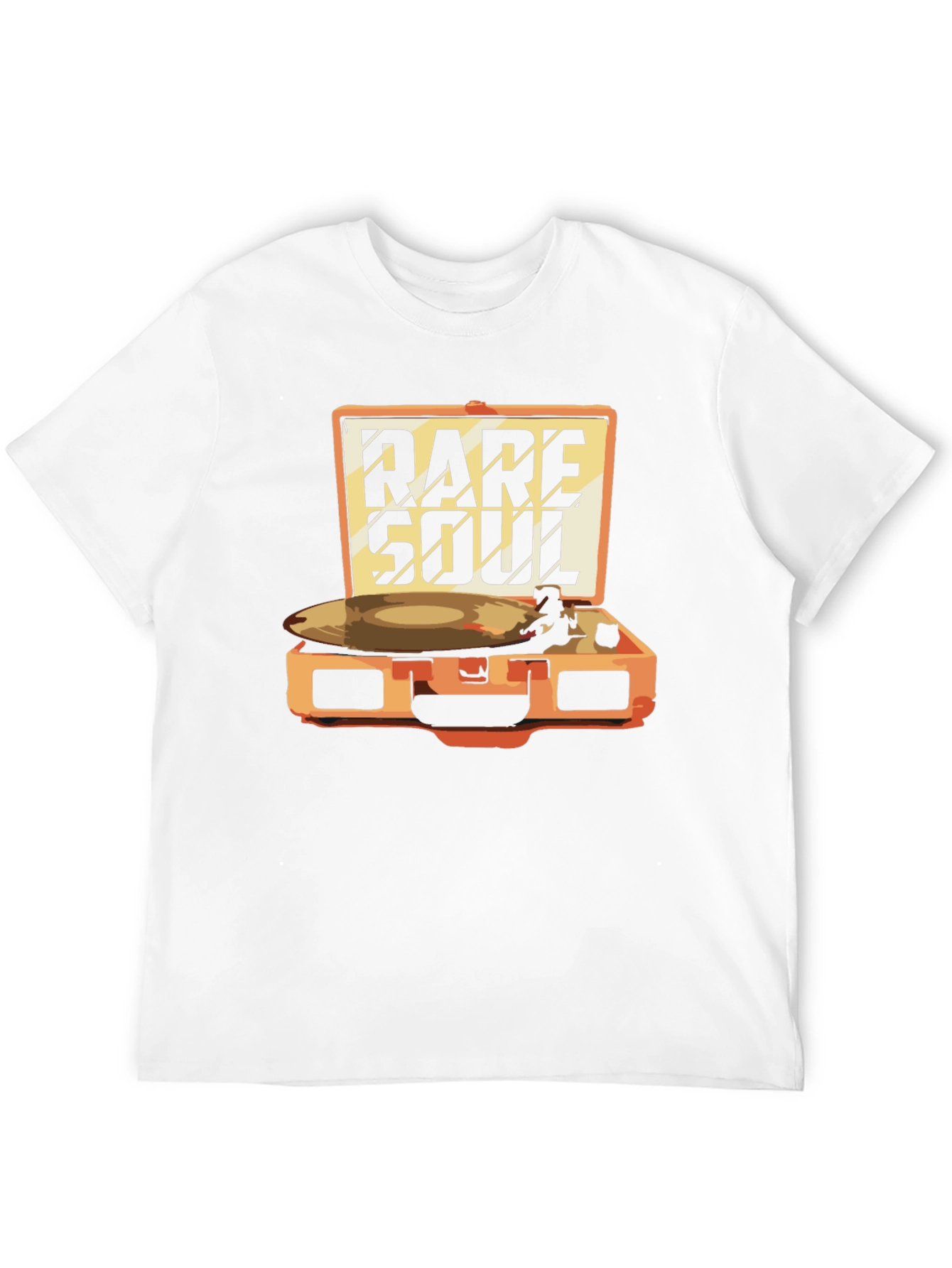 Rare Soul Turntable Graphic Tee - Music Lovers Shirt