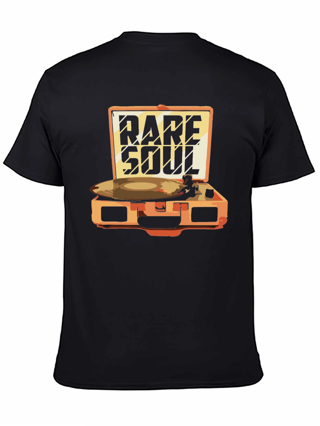 Rare Soul Turntable Graphic Tee - Music Lovers Shirt