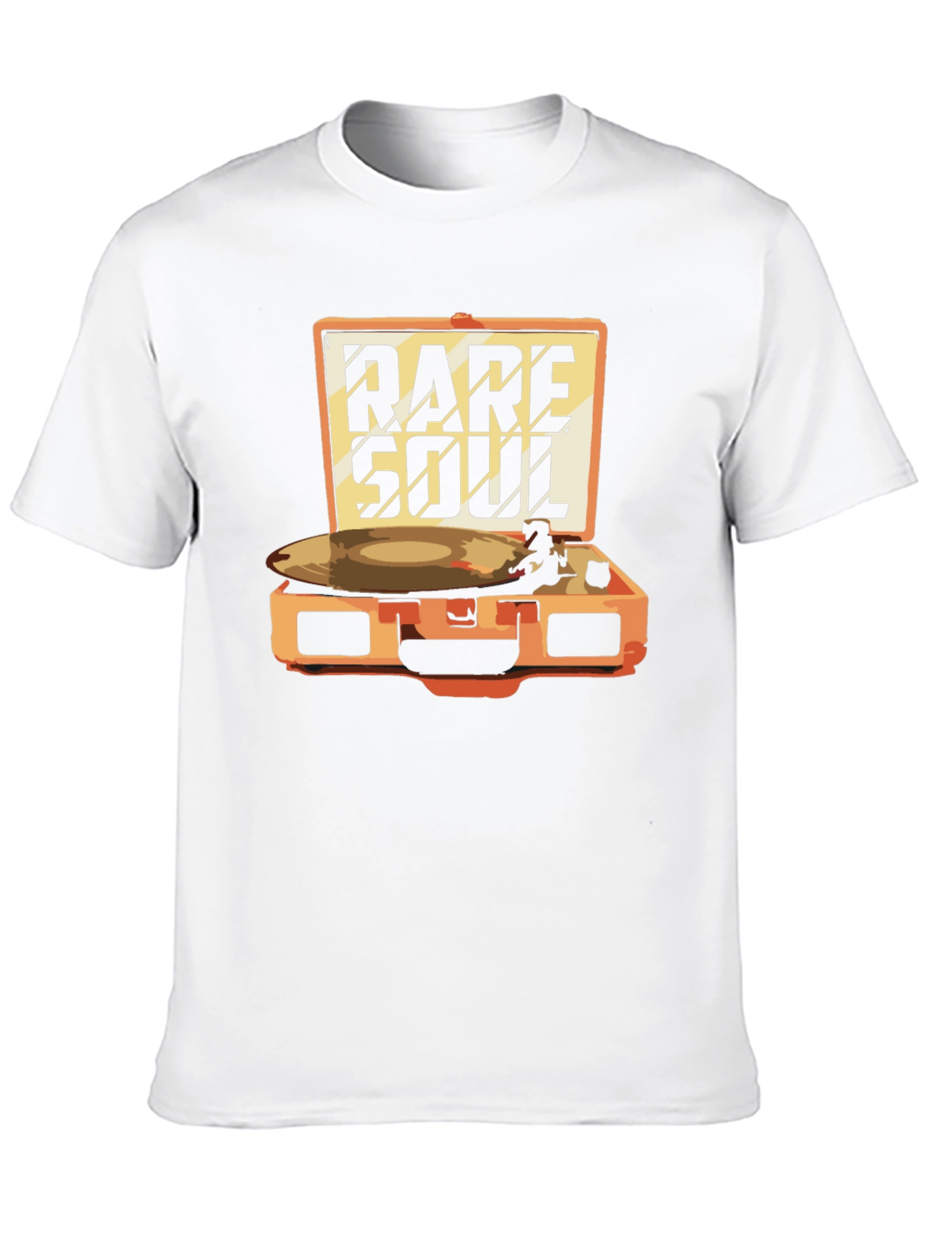 Rare Soul Turntable Graphic Tee - Music Lovers Shirt
