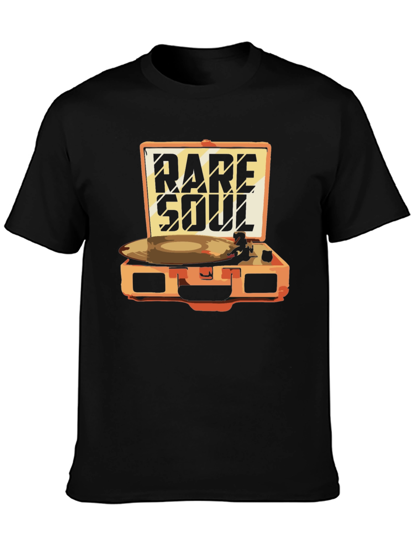 Rare Soul Turntable Graphic Tee - Music Lovers Shirt