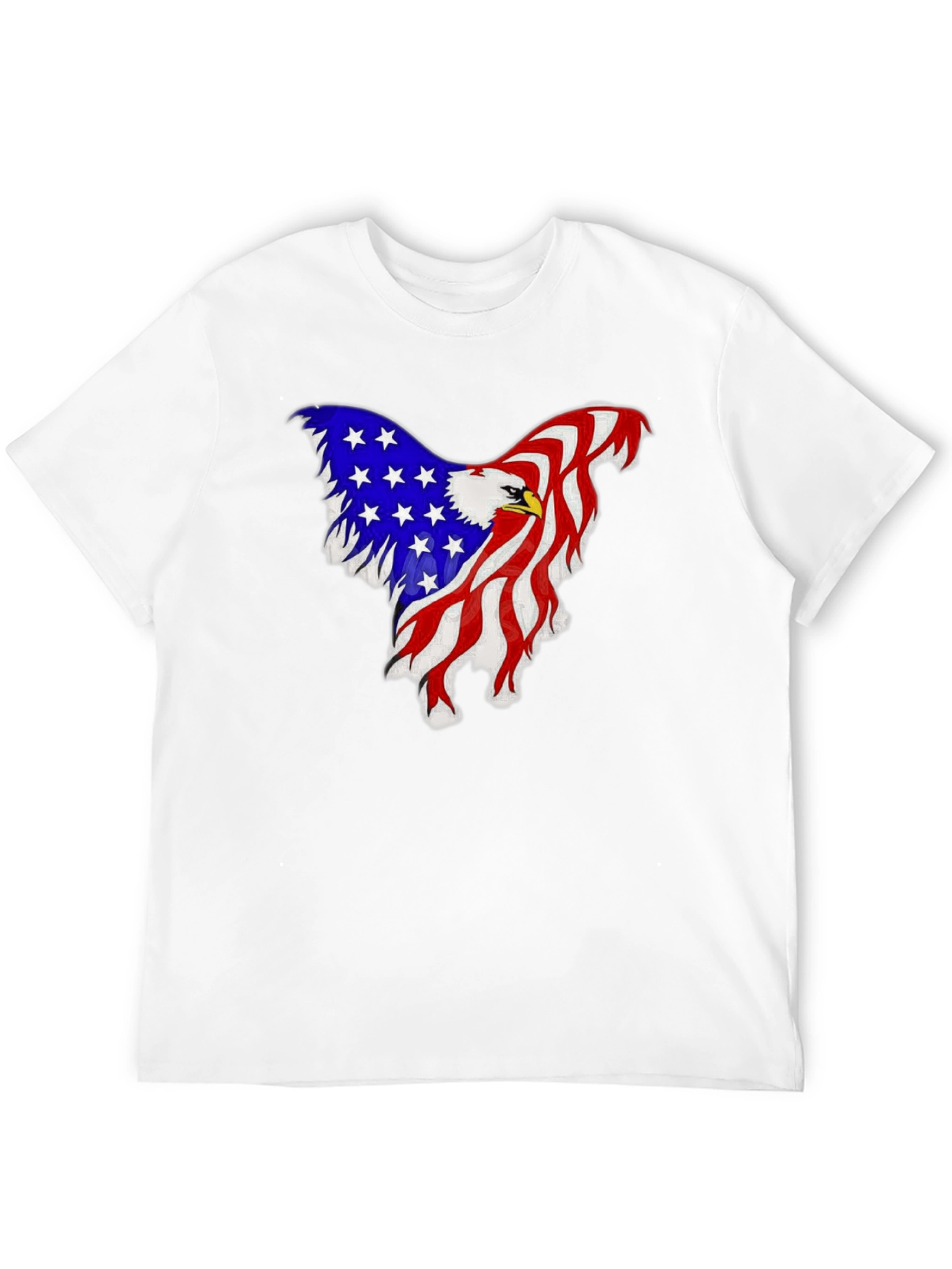 American Eagle Flag Graphic Tee - Patriotic Mens Shirt