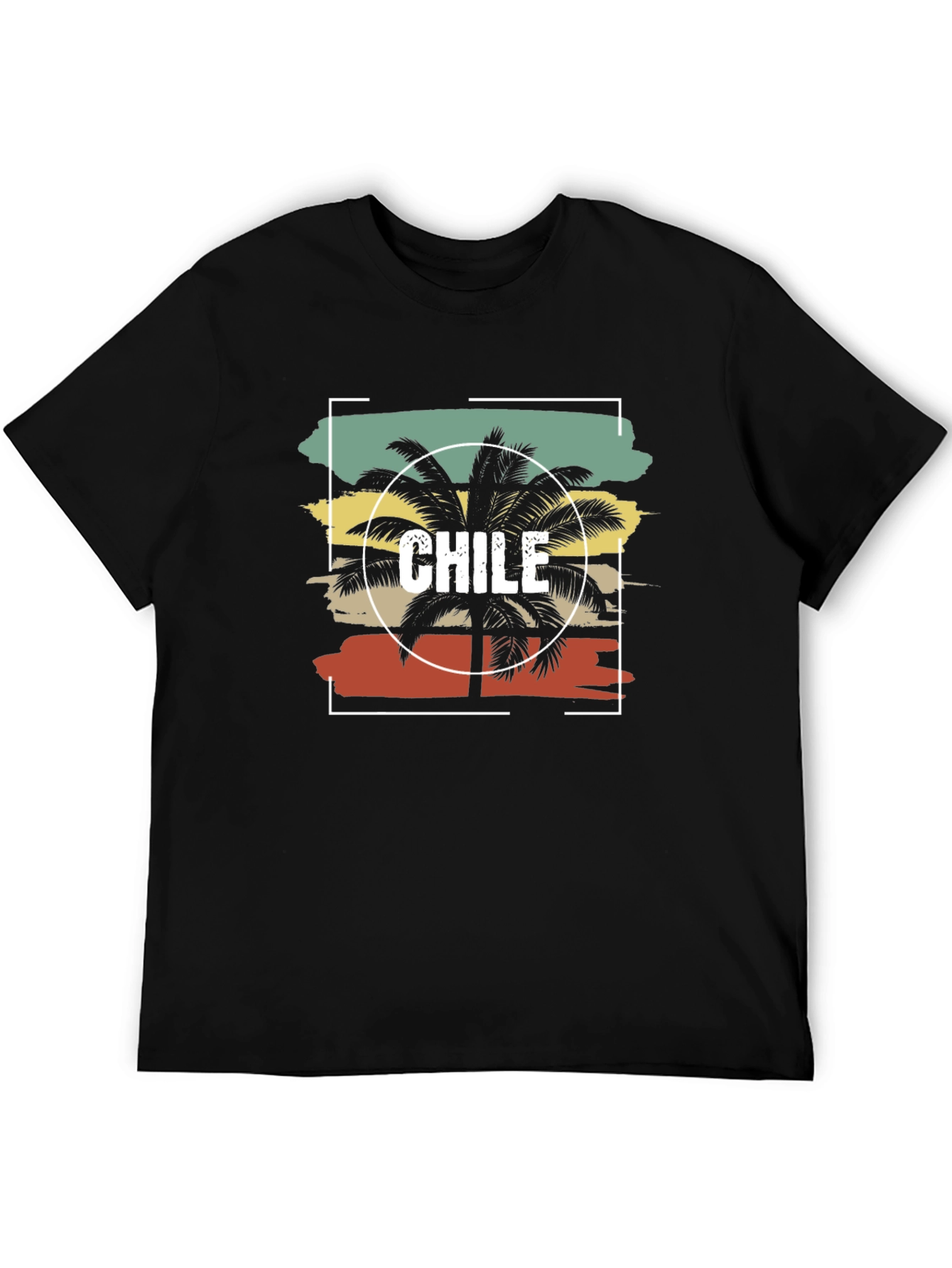 Chile Palm Tree T-Shirt - Retro Style