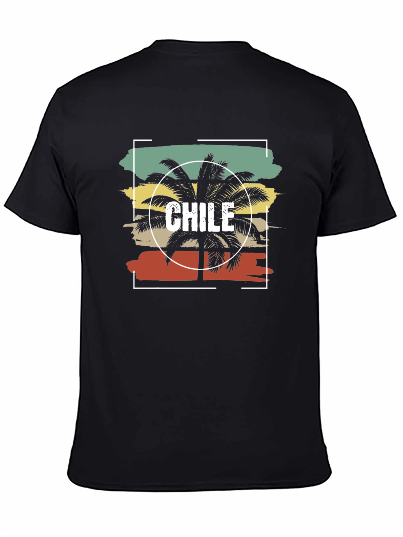Chile Palm Tree T-Shirt - Retro Style