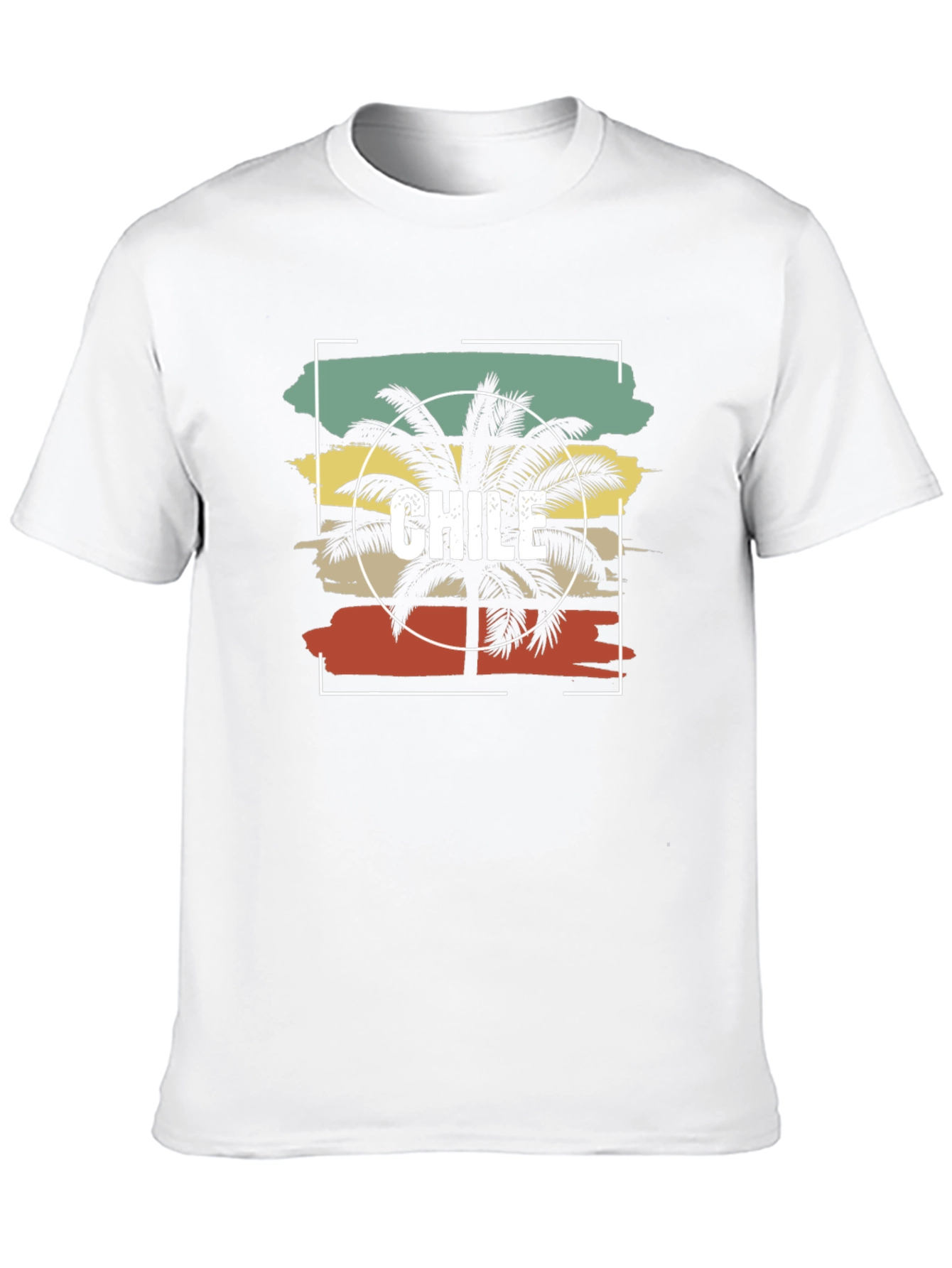 Chile Palm Tree T-Shirt - Retro Style
