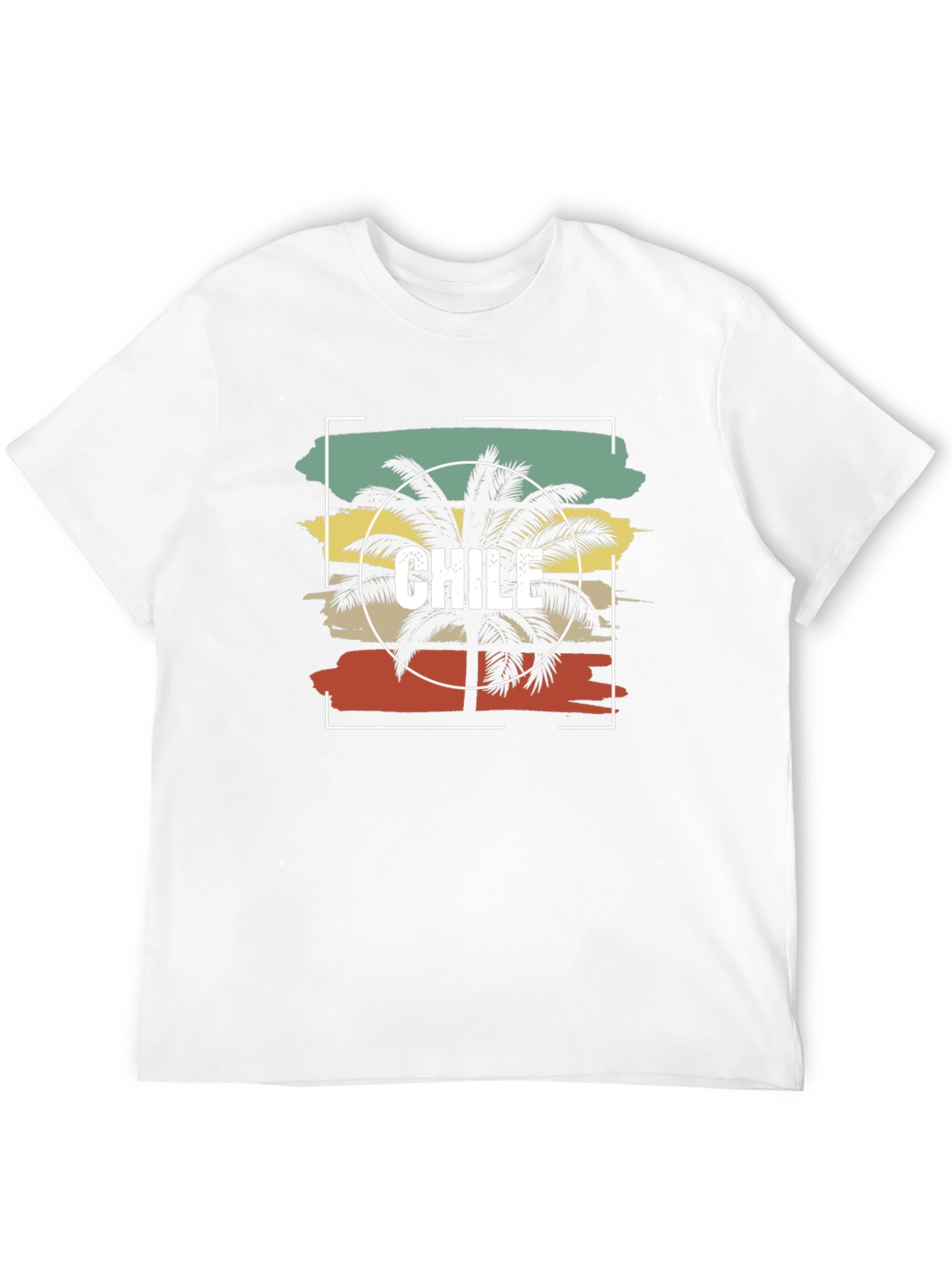 Chile Palm Tree T-Shirt - Retro Style