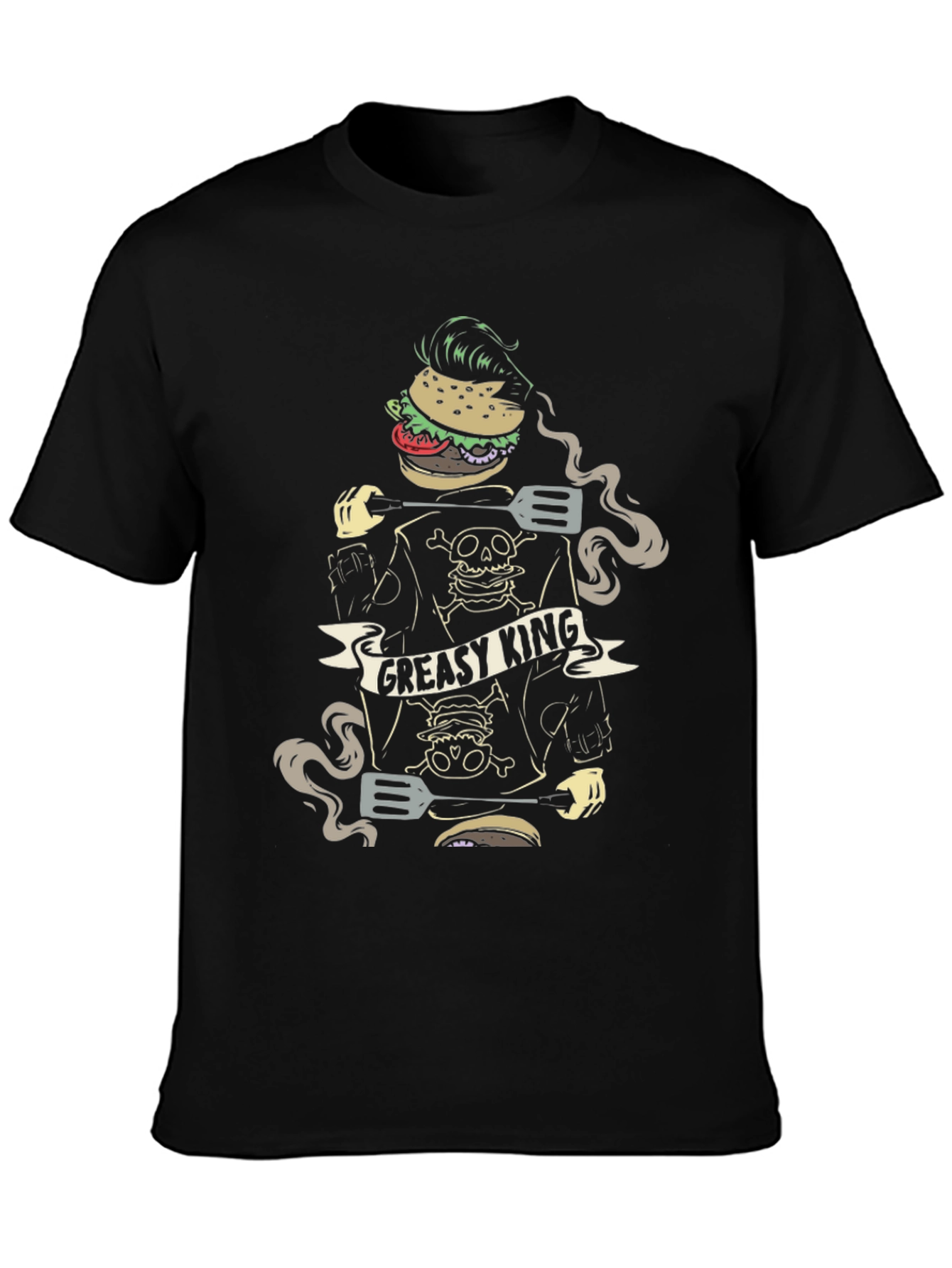 Greasy King Burger Graphic T-Shirt