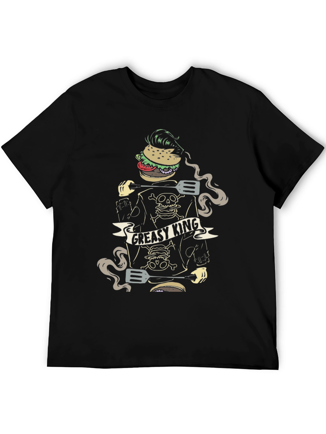 Greasy King Burger Graphic T-Shirt