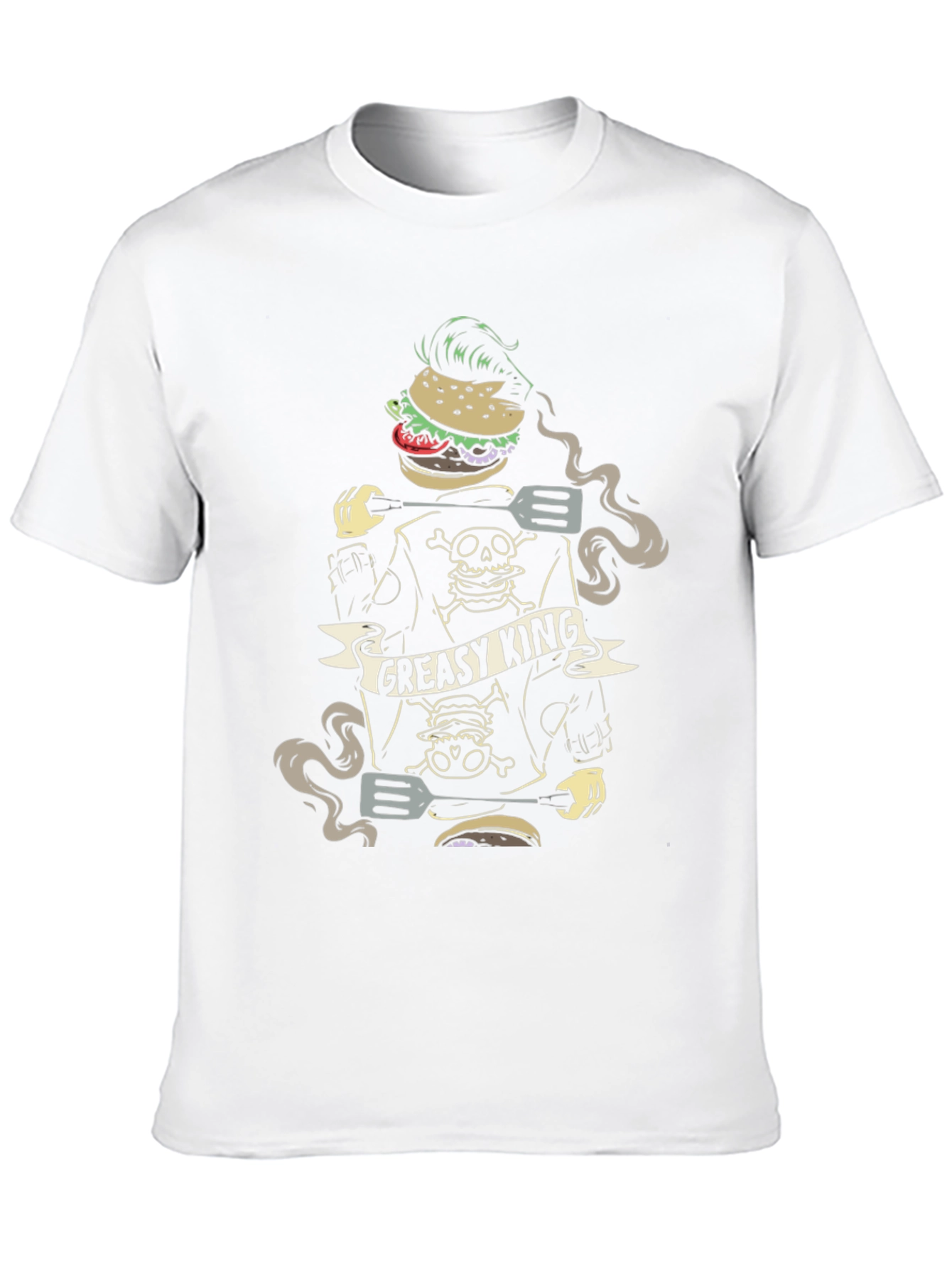 Greasy King Burger Graphic T-Shirt