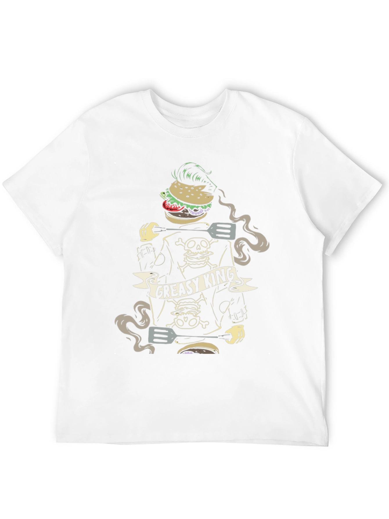 Greasy King Burger Graphic T-Shirt