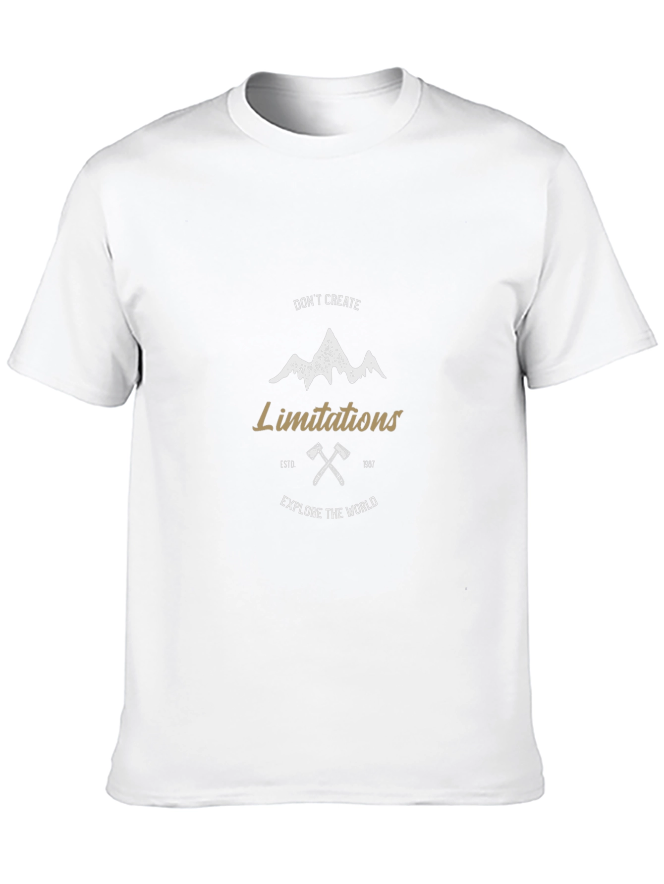 Motivational Mountain Adventure Graphic Tee