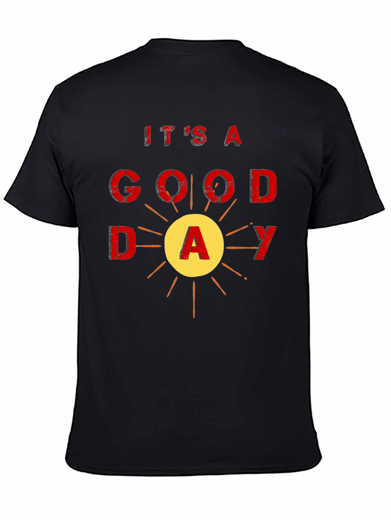 Its A Good Day Black Graphic Tee
