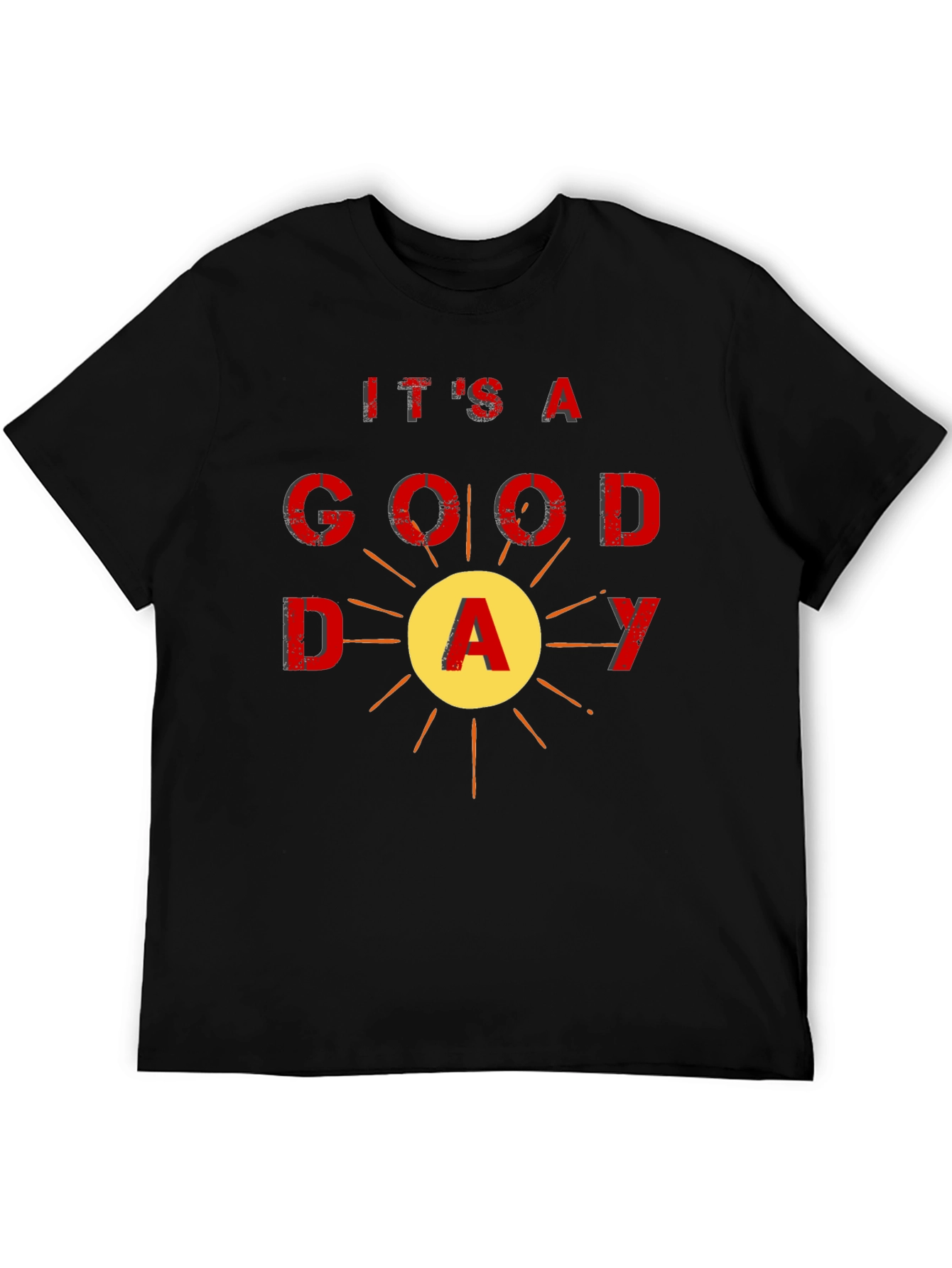 Its A Good Day Black Graphic Tee
