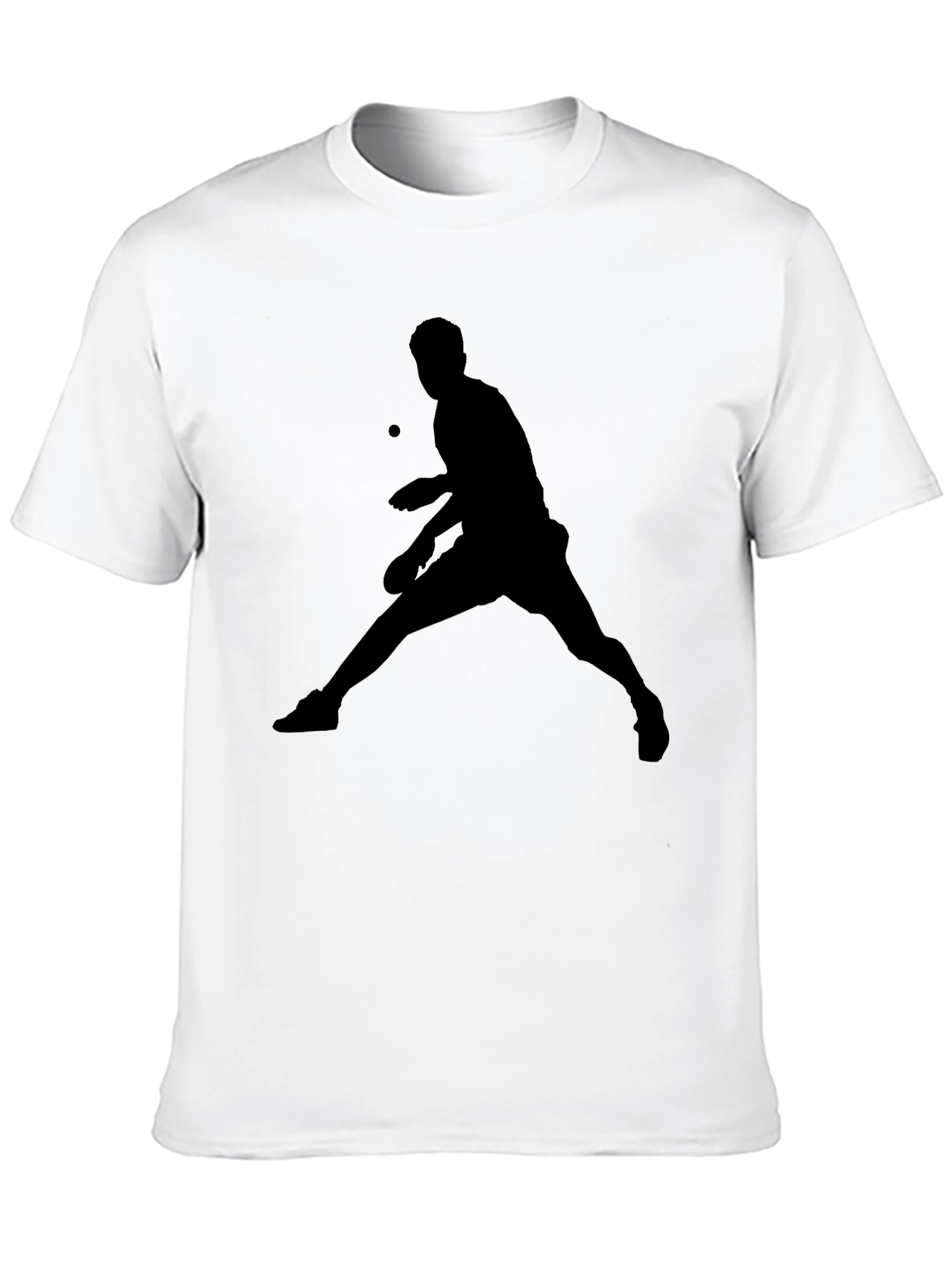 Black Table Tennis Graphic Tee