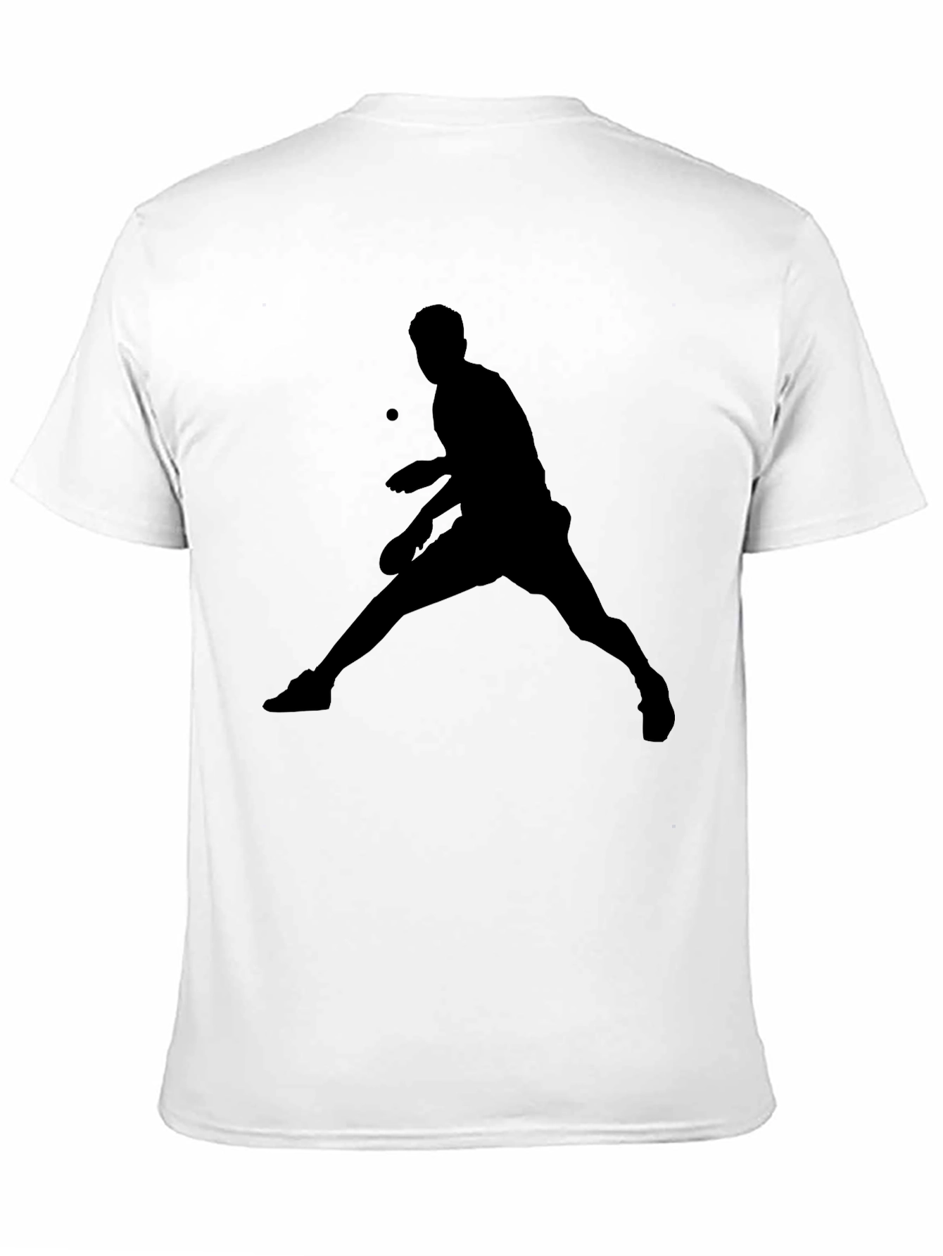 Black Table Tennis Graphic Tee