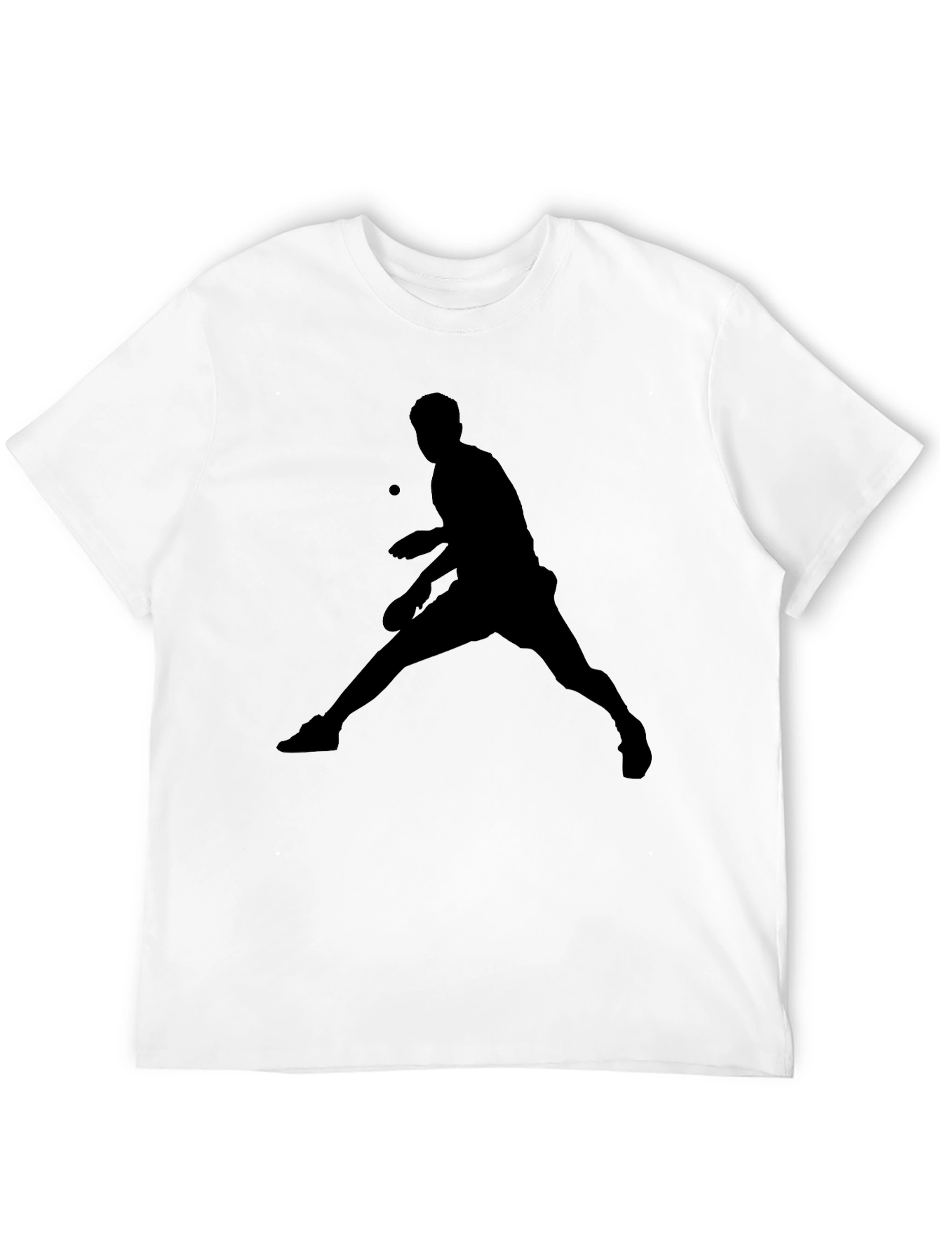 Black Table Tennis Graphic Tee