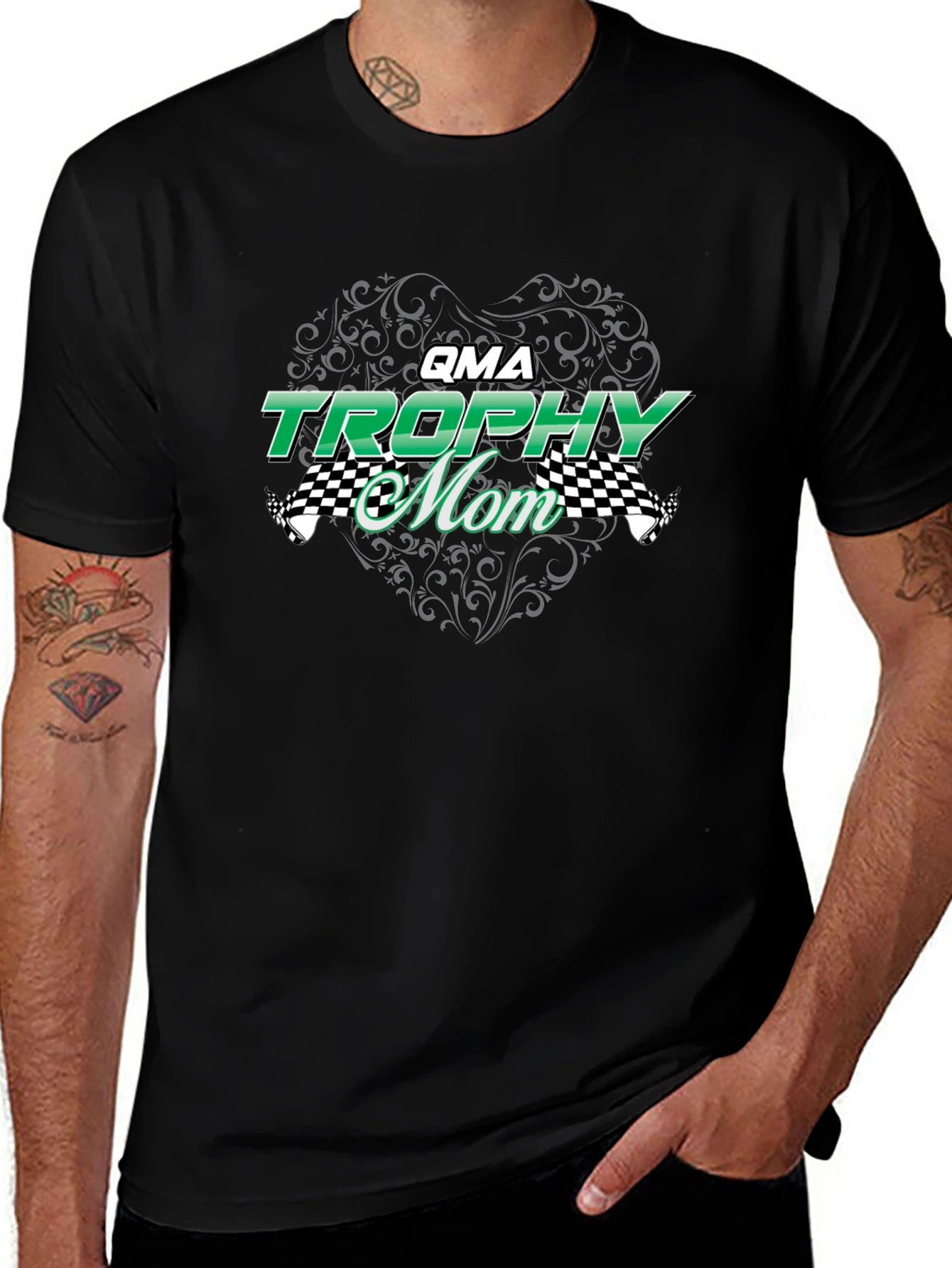 QMA Trophy Mom Black T-Shirt
