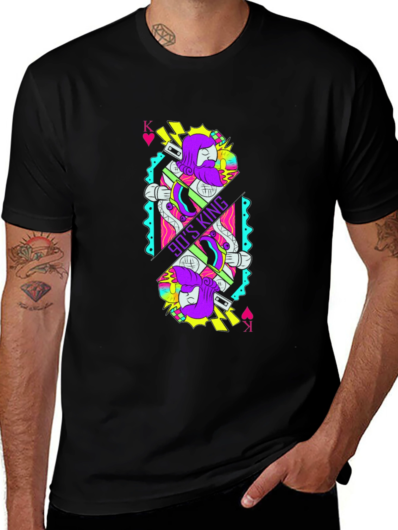 90s King Graphic Tee - Retro Nostalgia Shirt