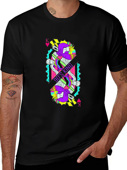 90s King Graphic Tee - Retro Nostalgia Shirt