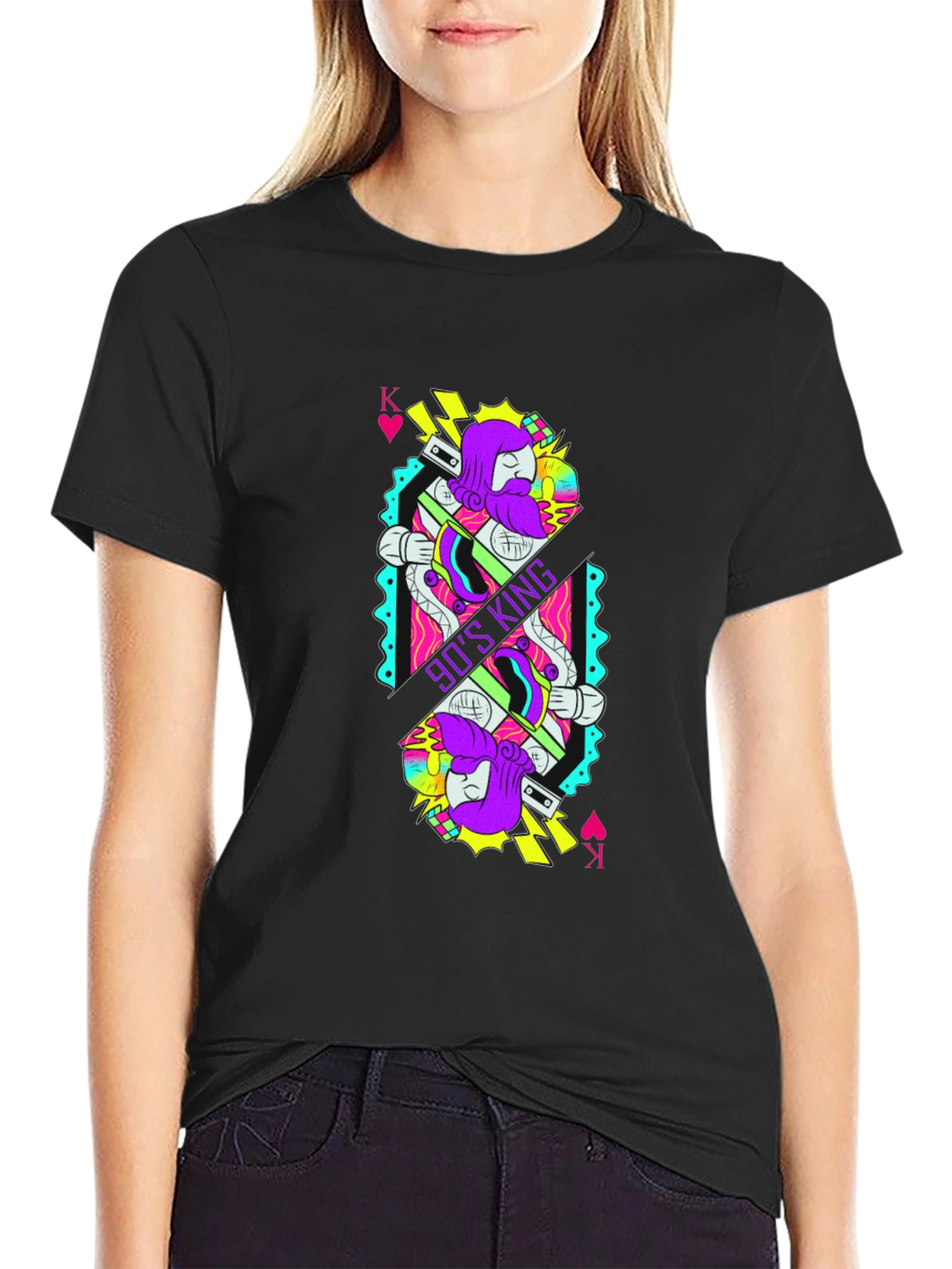 90s King Graphic Tee - Retro Nostalgia Shirt
