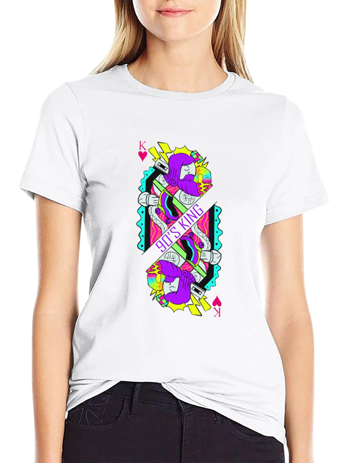90s King Graphic Tee - Retro Nostalgia Shirt