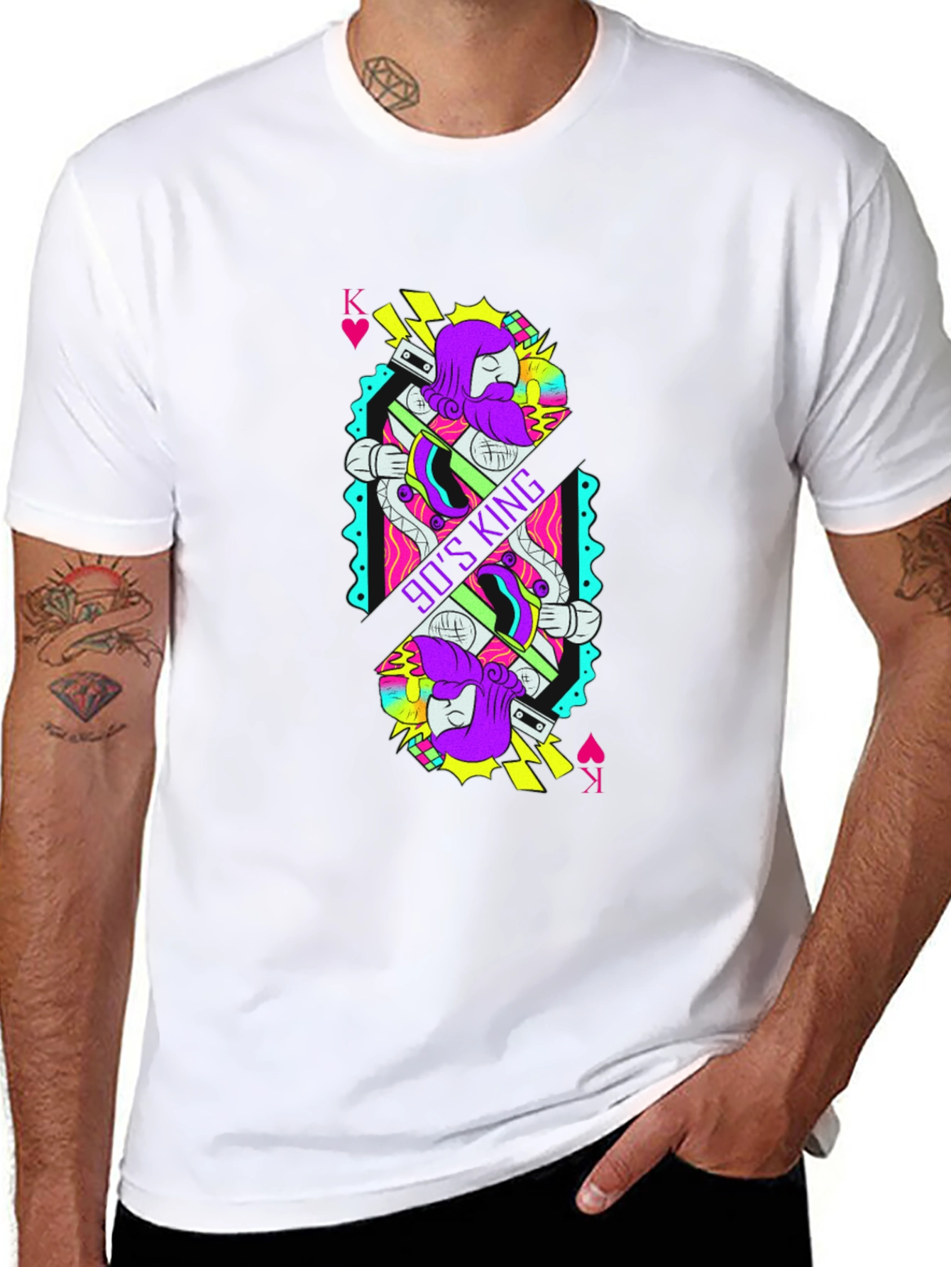 90s King Graphic Tee - Retro Nostalgia Shirt