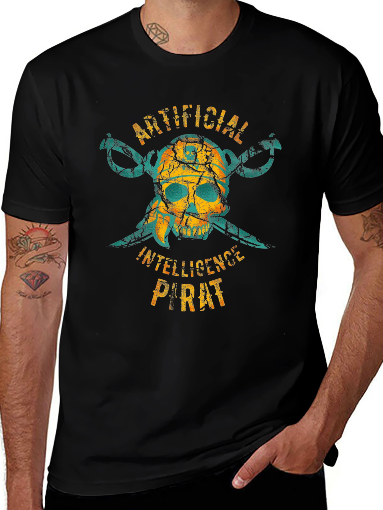 Artificial Intelligence Pirate T-Shirt