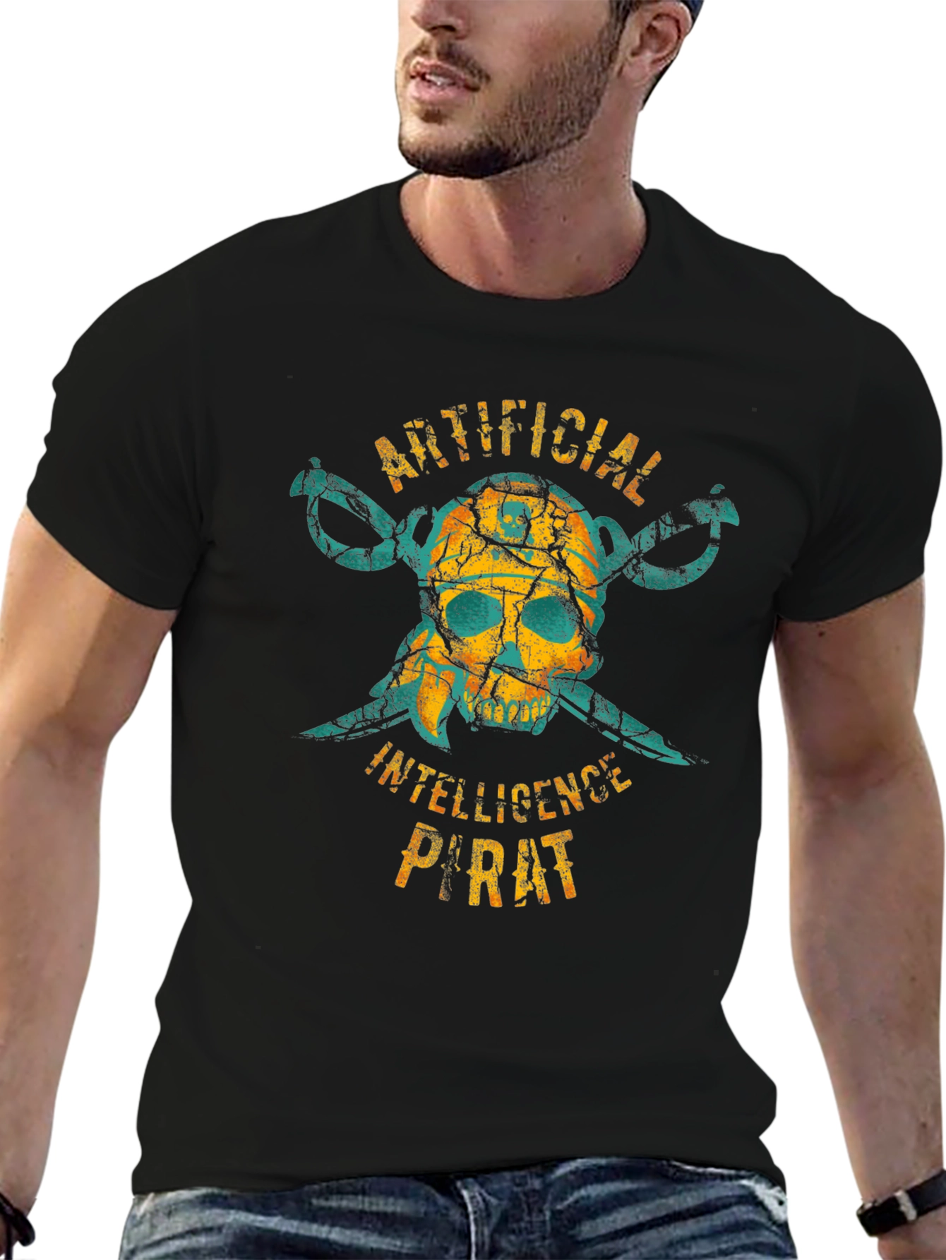 Artificial Intelligence Pirate T-Shirt