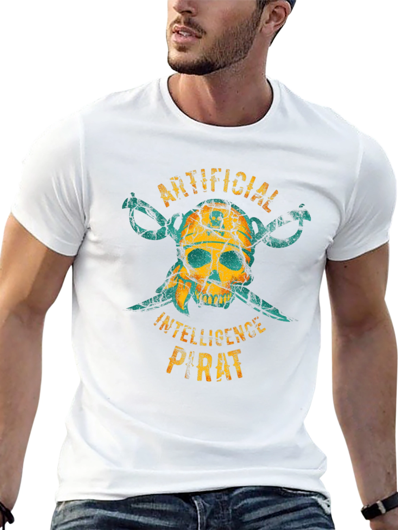 Artificial Intelligence Pirate T-Shirt