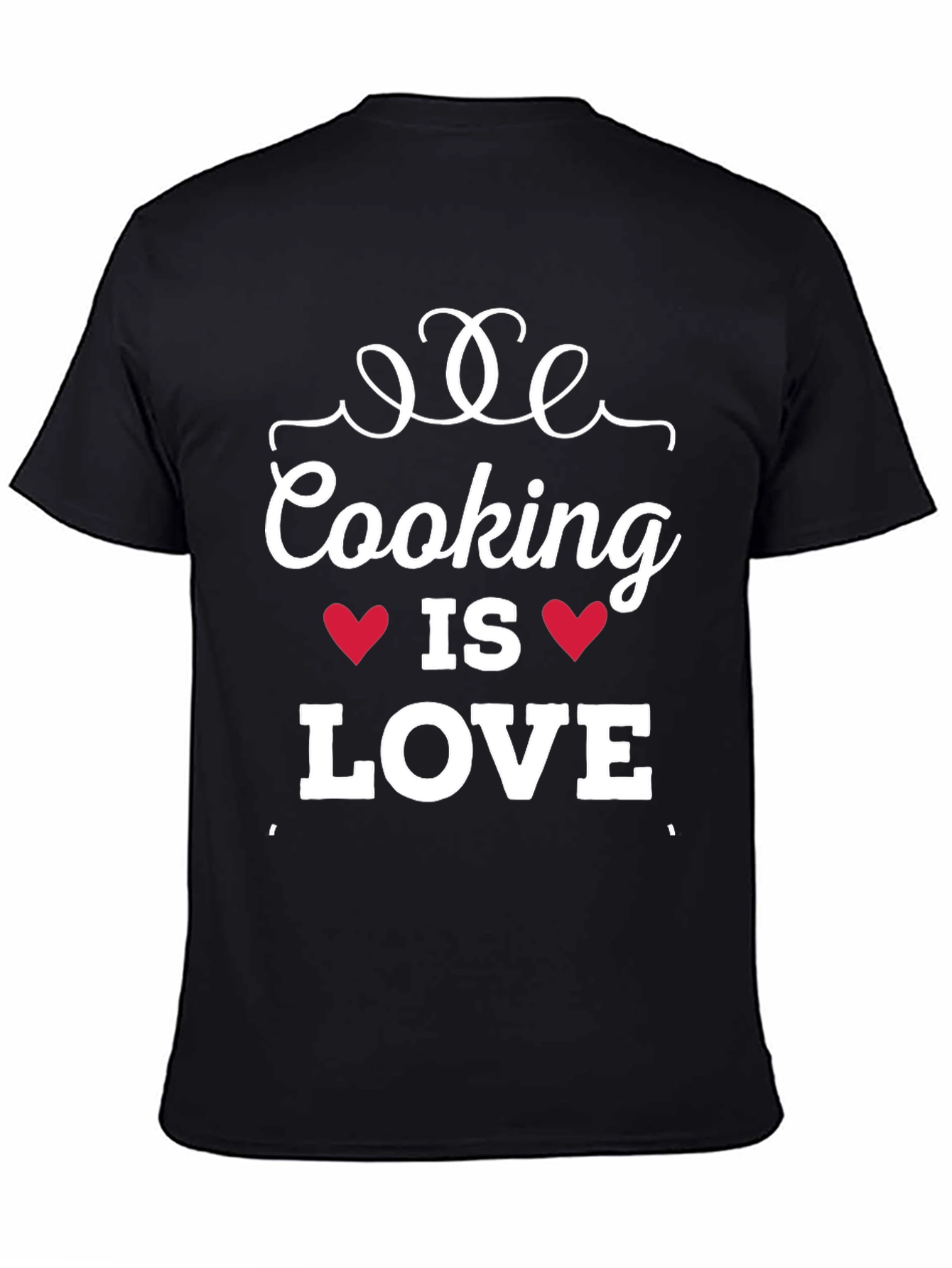 Cooking is Love T-Shirt - Black