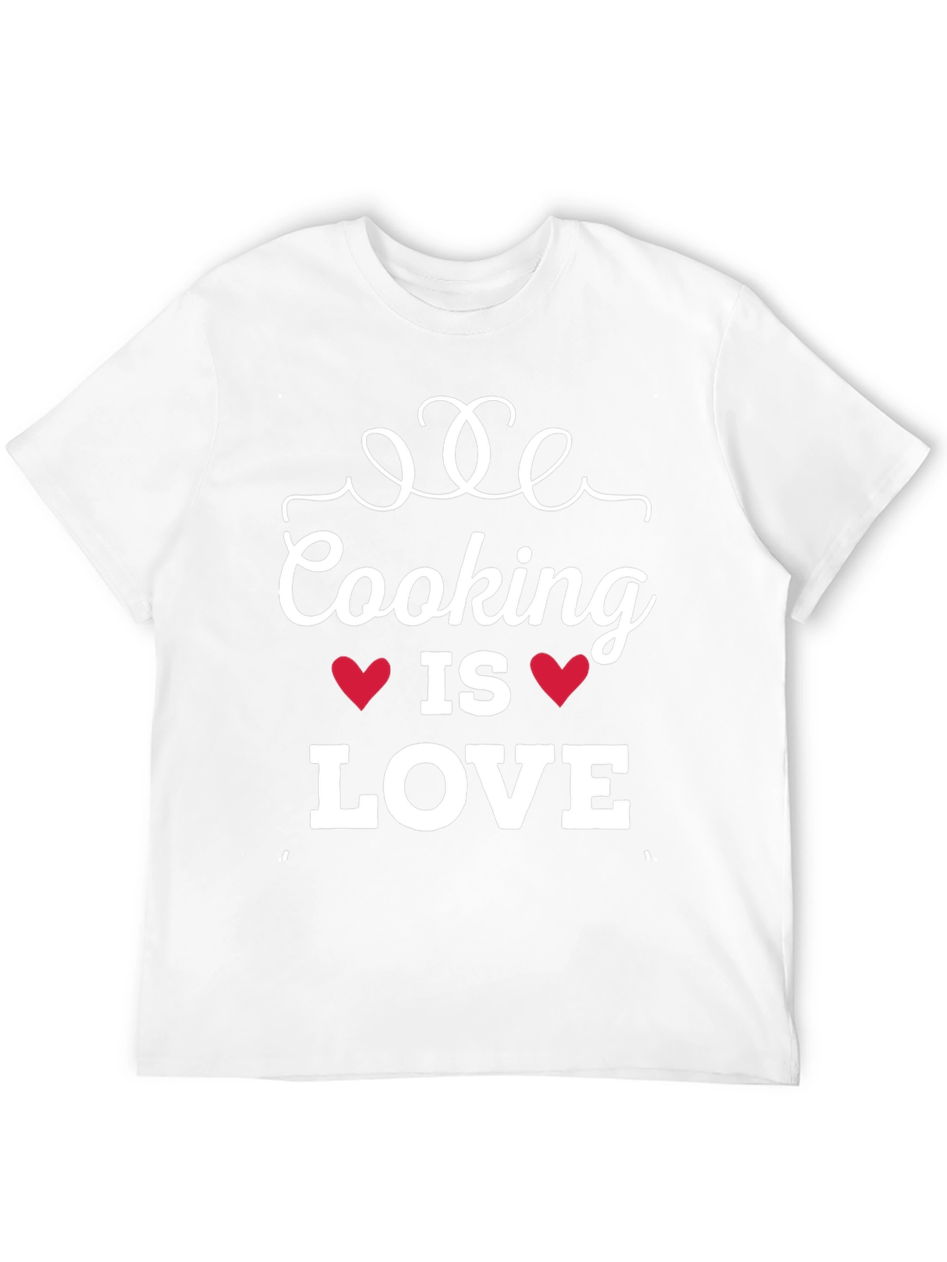 Cooking is Love T-Shirt - Black