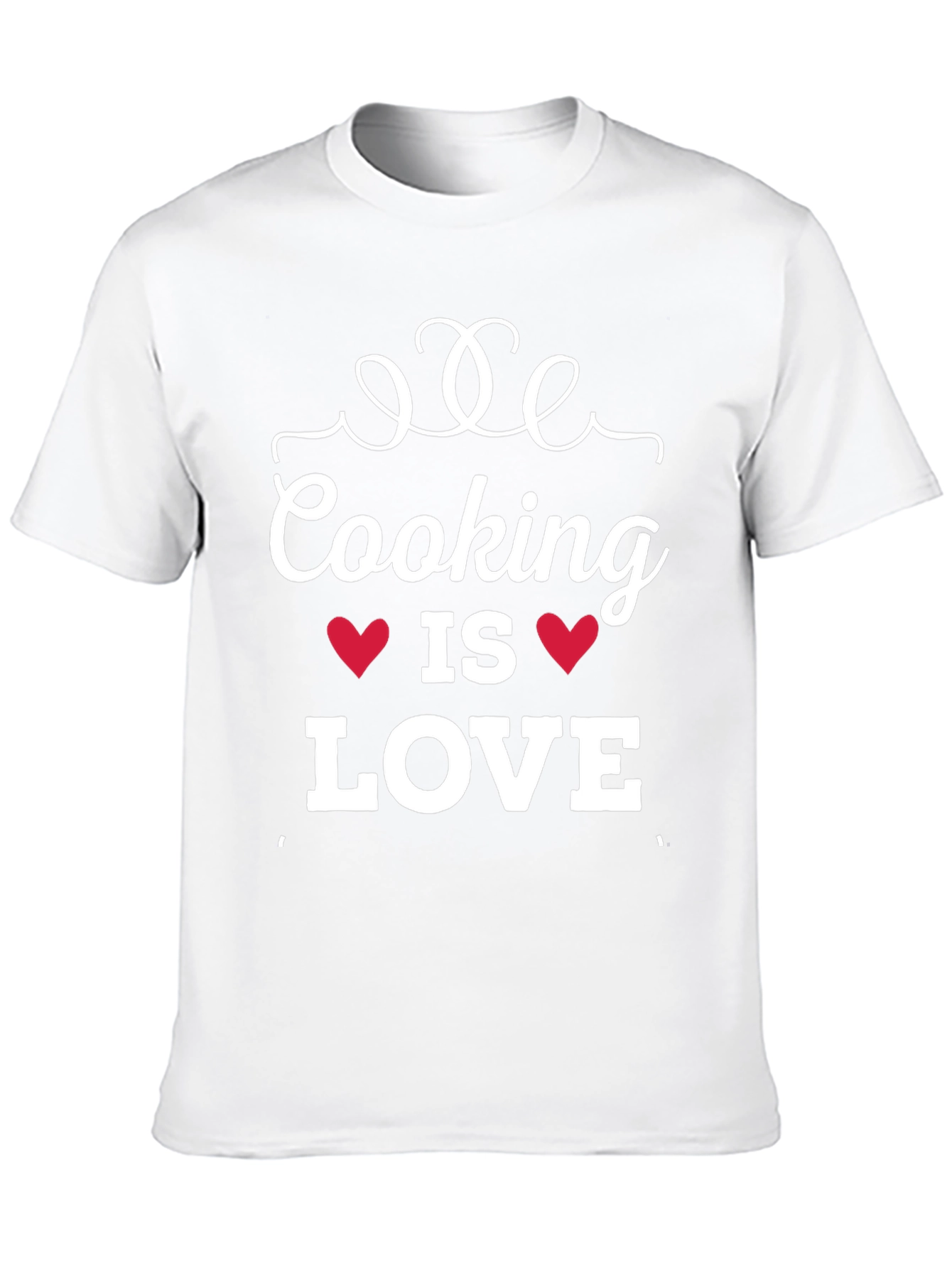 Cooking is Love T-Shirt - Black