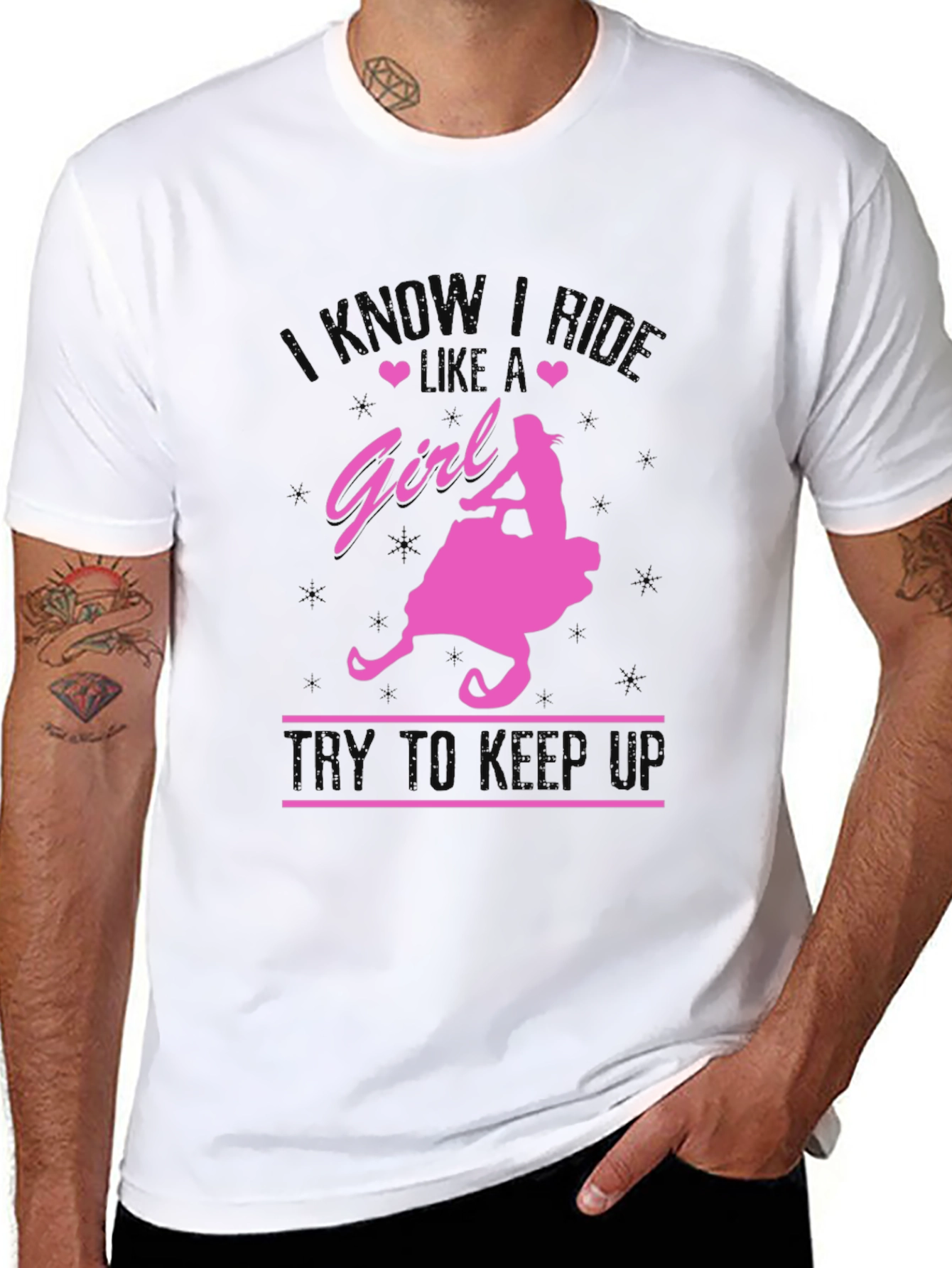 I Know I Ride Like A Girl T-Shirt