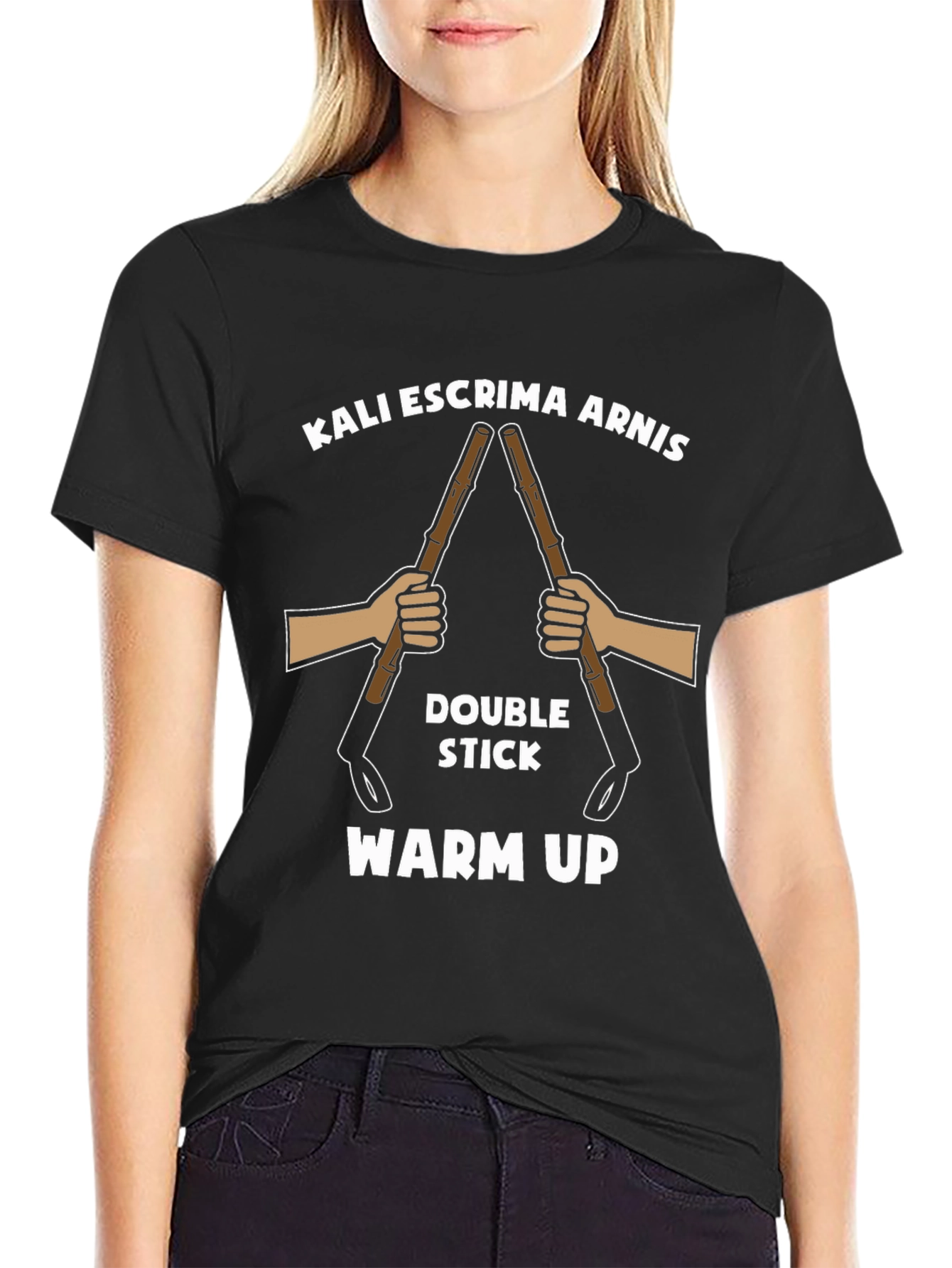 Kali Escrima Arnis Double Stick Martial Arts T-Shirt