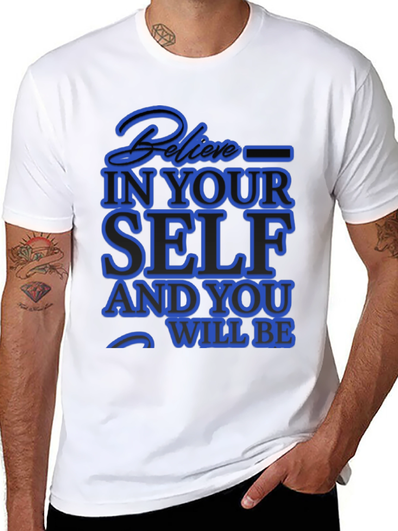 Believe In Yourself Graphic T-Shirt - Mens