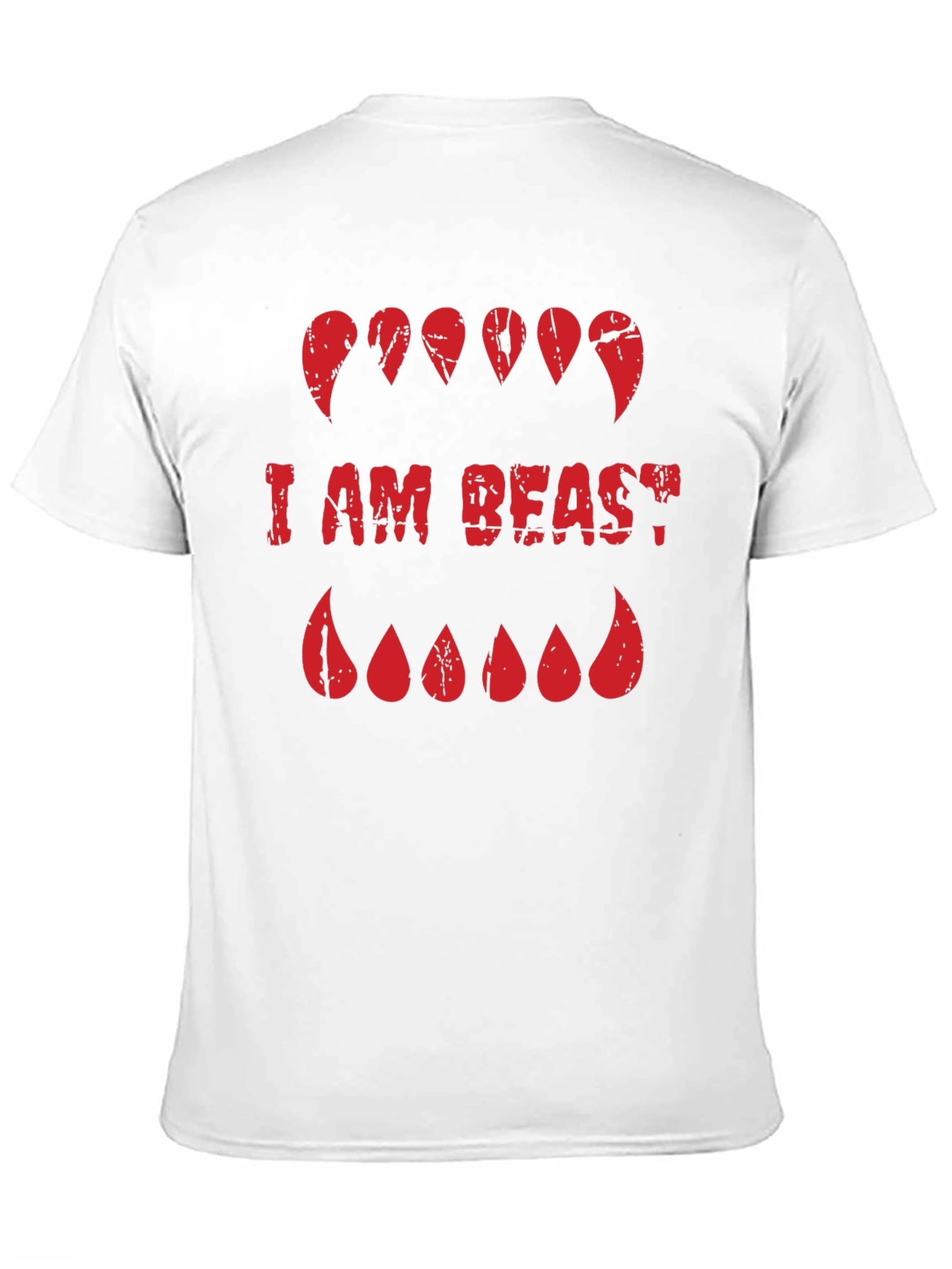 I AM BEAST Graphic T-Shirt - Monster Mouth