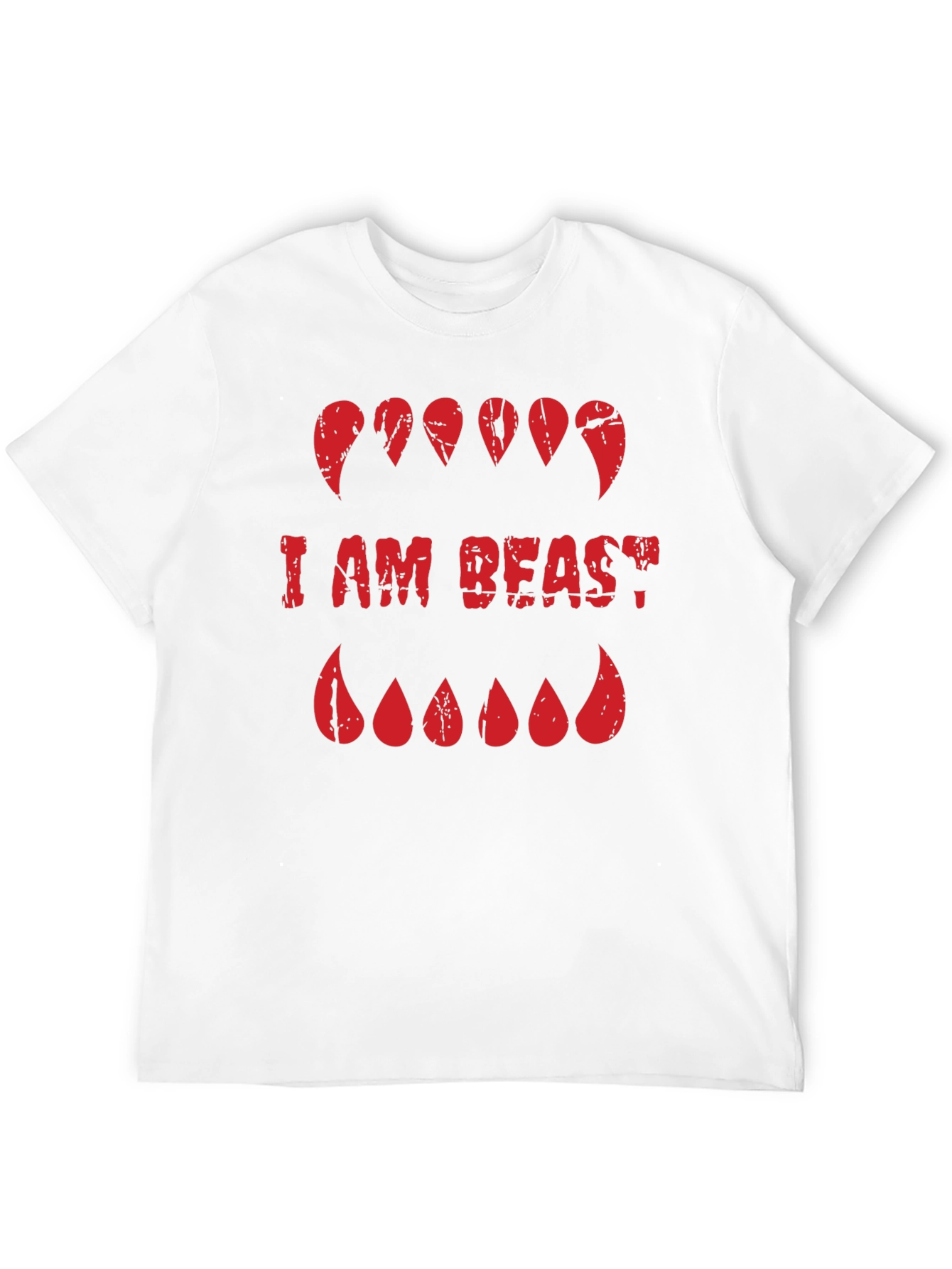 I AM BEAST Graphic T-Shirt - Monster Mouth